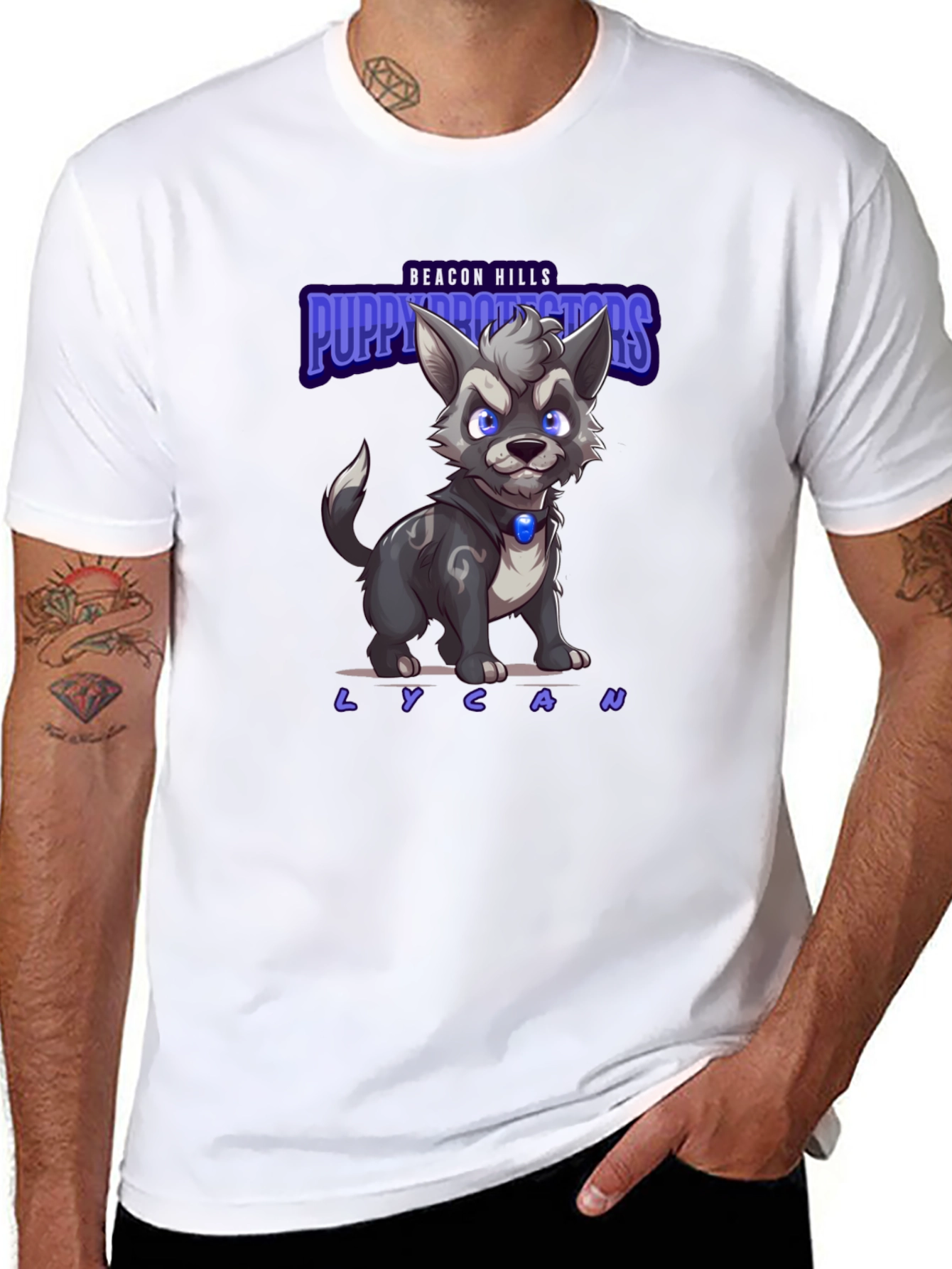 Puppy Protectors Cartoon Lycan T-Shirt
