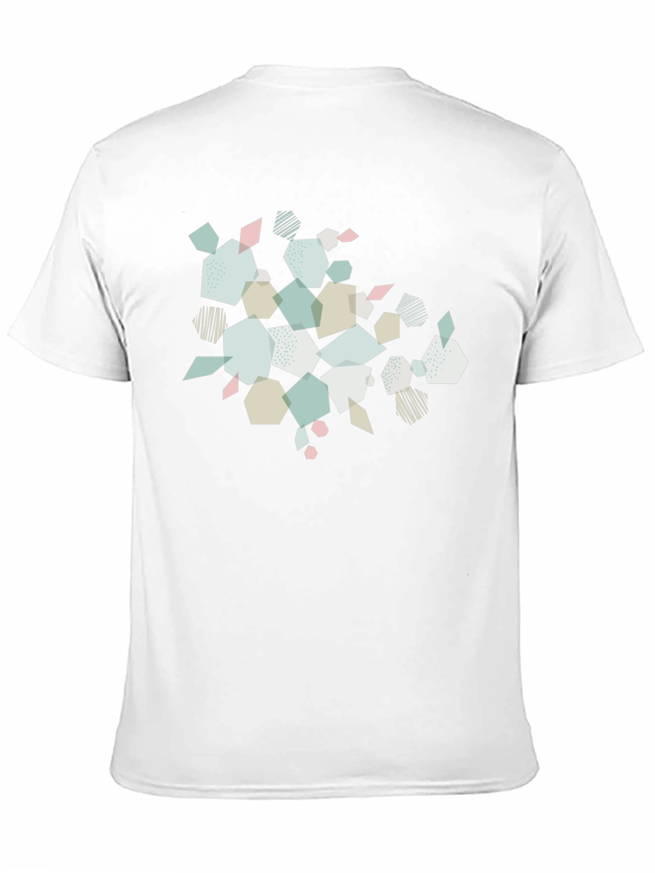 Geometric Print Black T-Shirt
