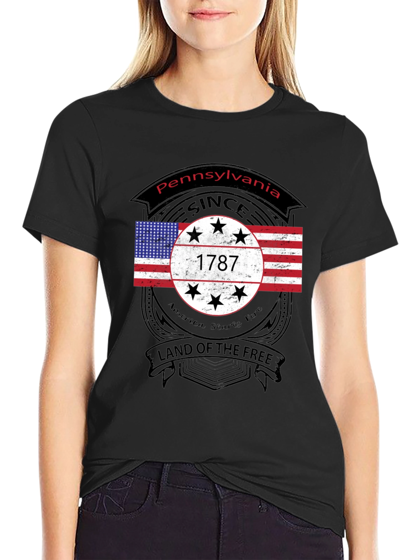 Pennsylvania 1787 Land of The Free T-Shirt