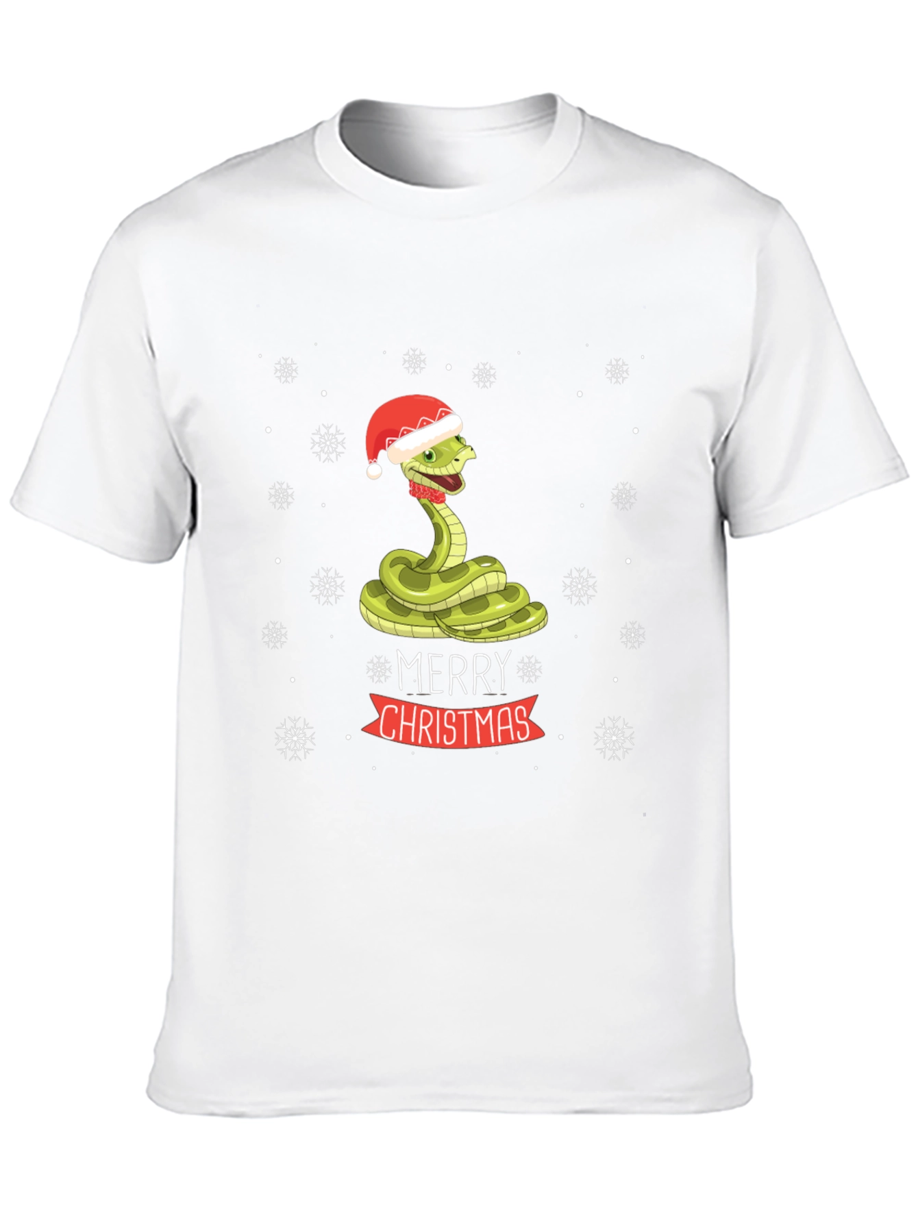 Festive Snake Christmas T-Shirt