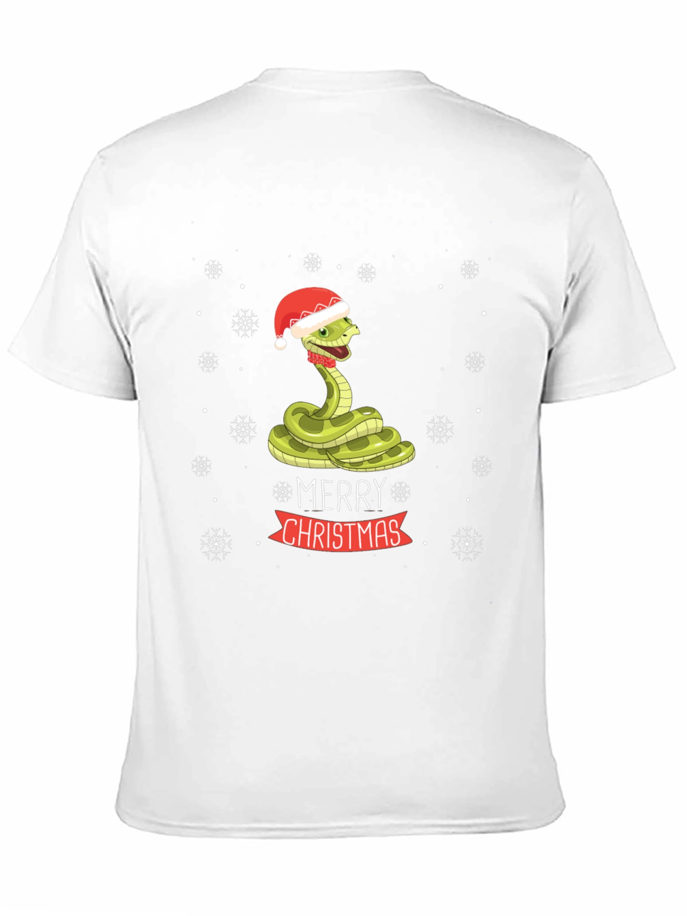 Festive Snake Christmas T-Shirt