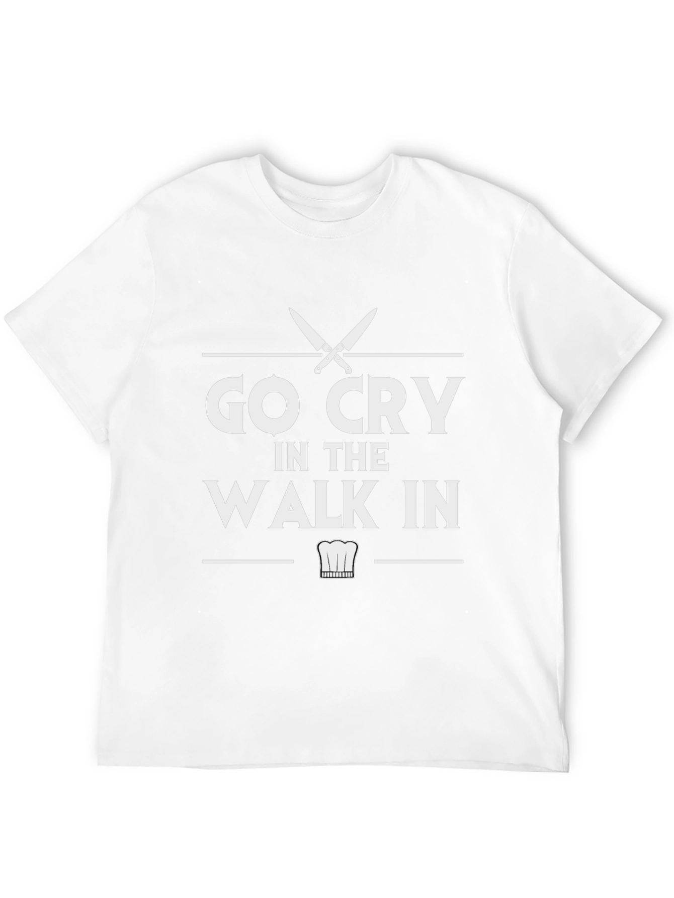 Go Cry in the Walk In Black T-Shirt
