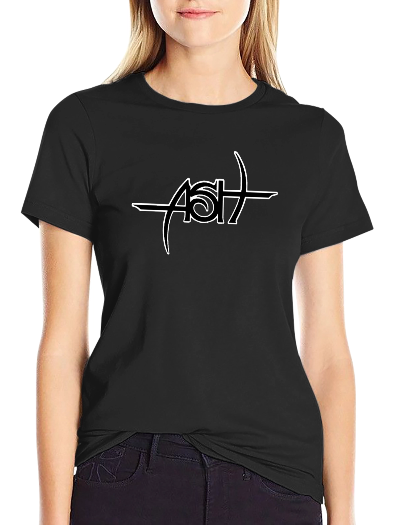 Black ASH Logo T-Shirt