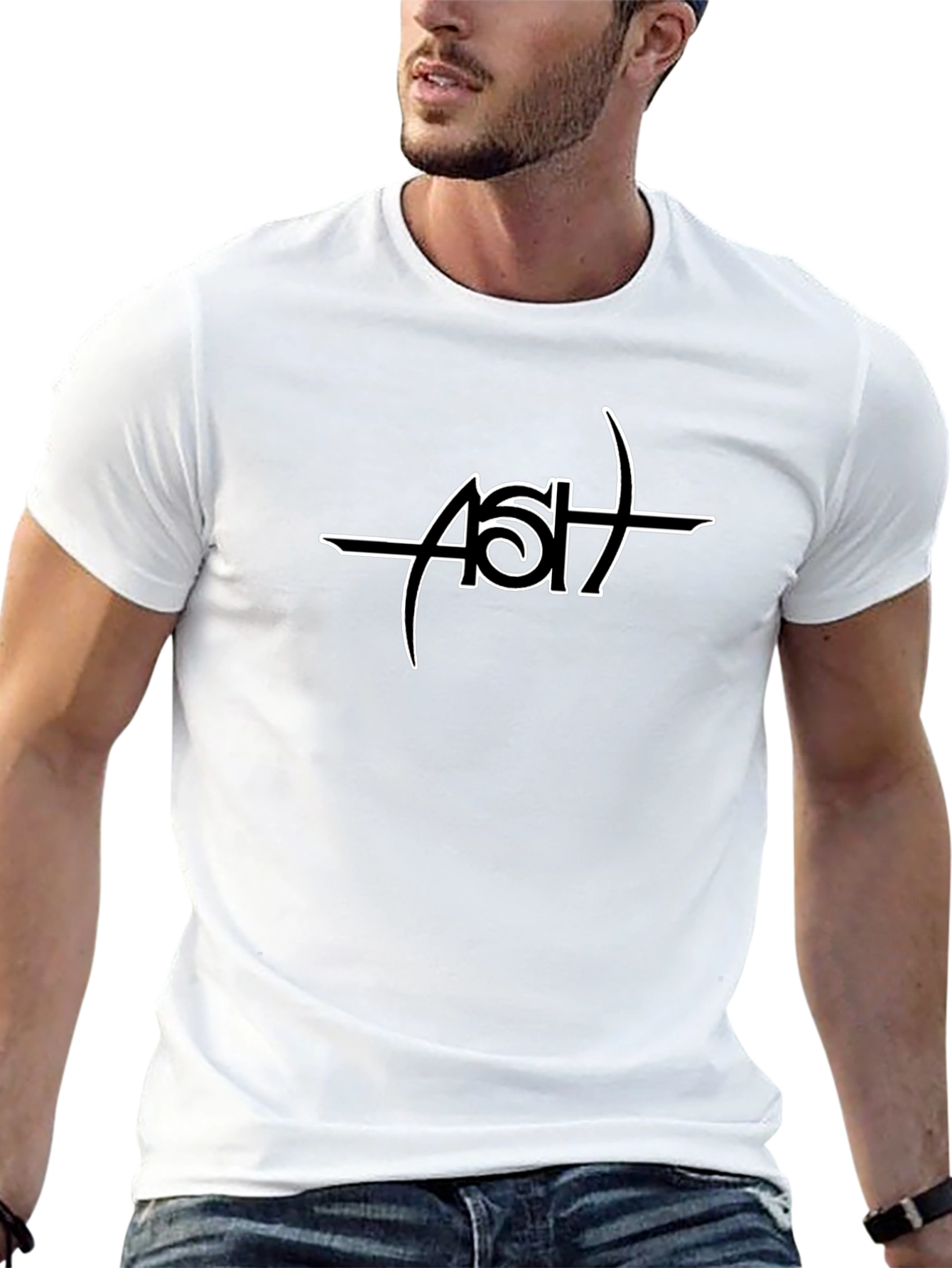 Black ASH Logo T-Shirt