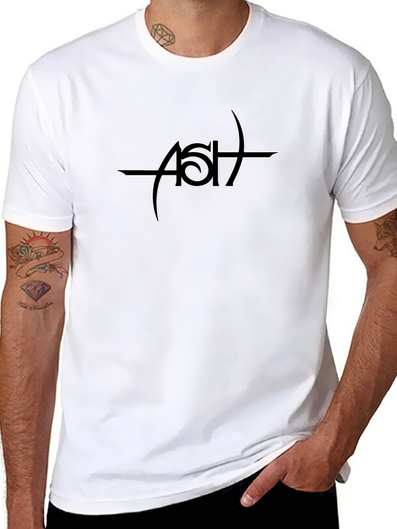 Black ASH Logo T-Shirt