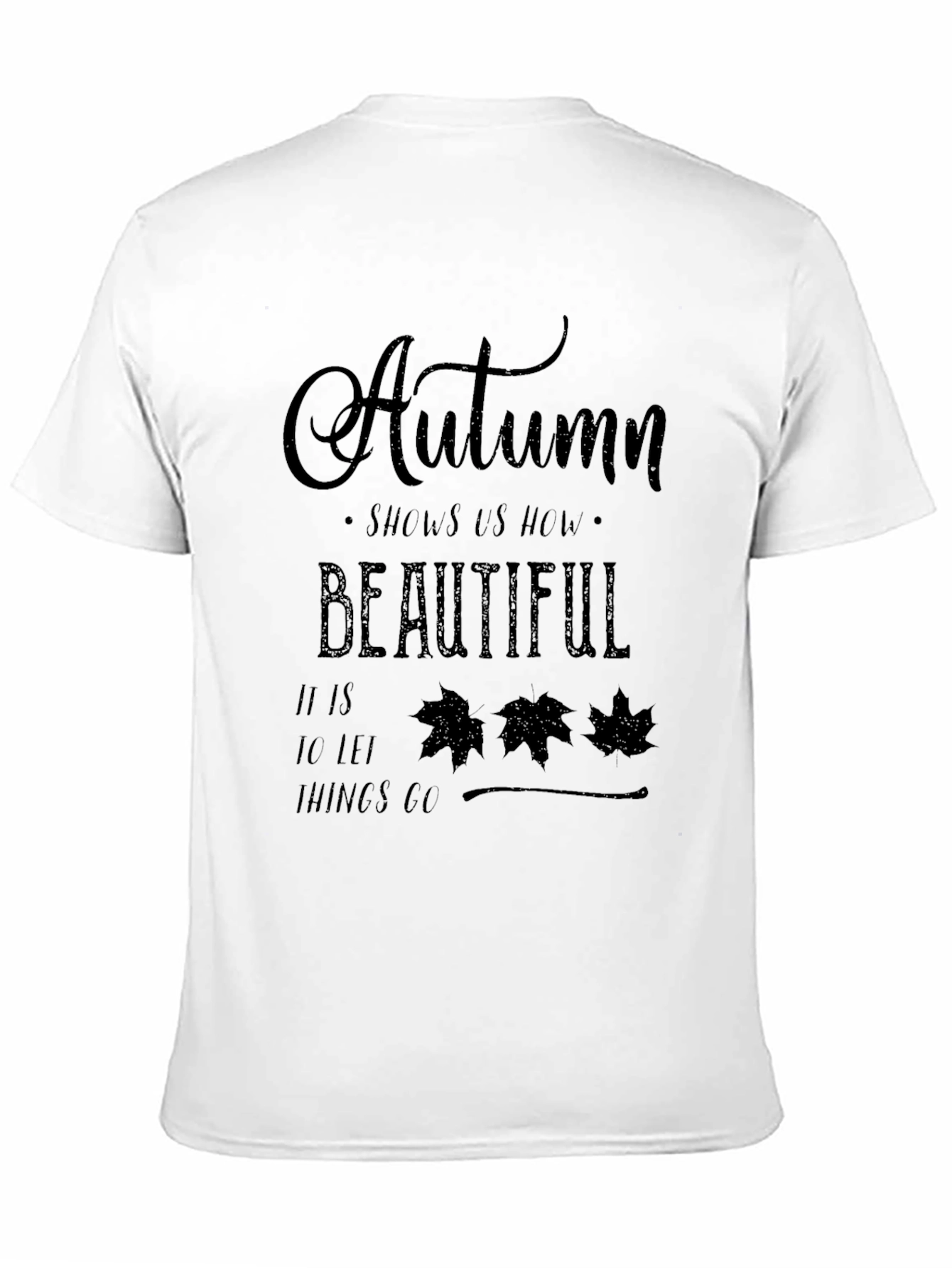 Autumn Graphic T-Shirt - Inspirational Seasonal Tee