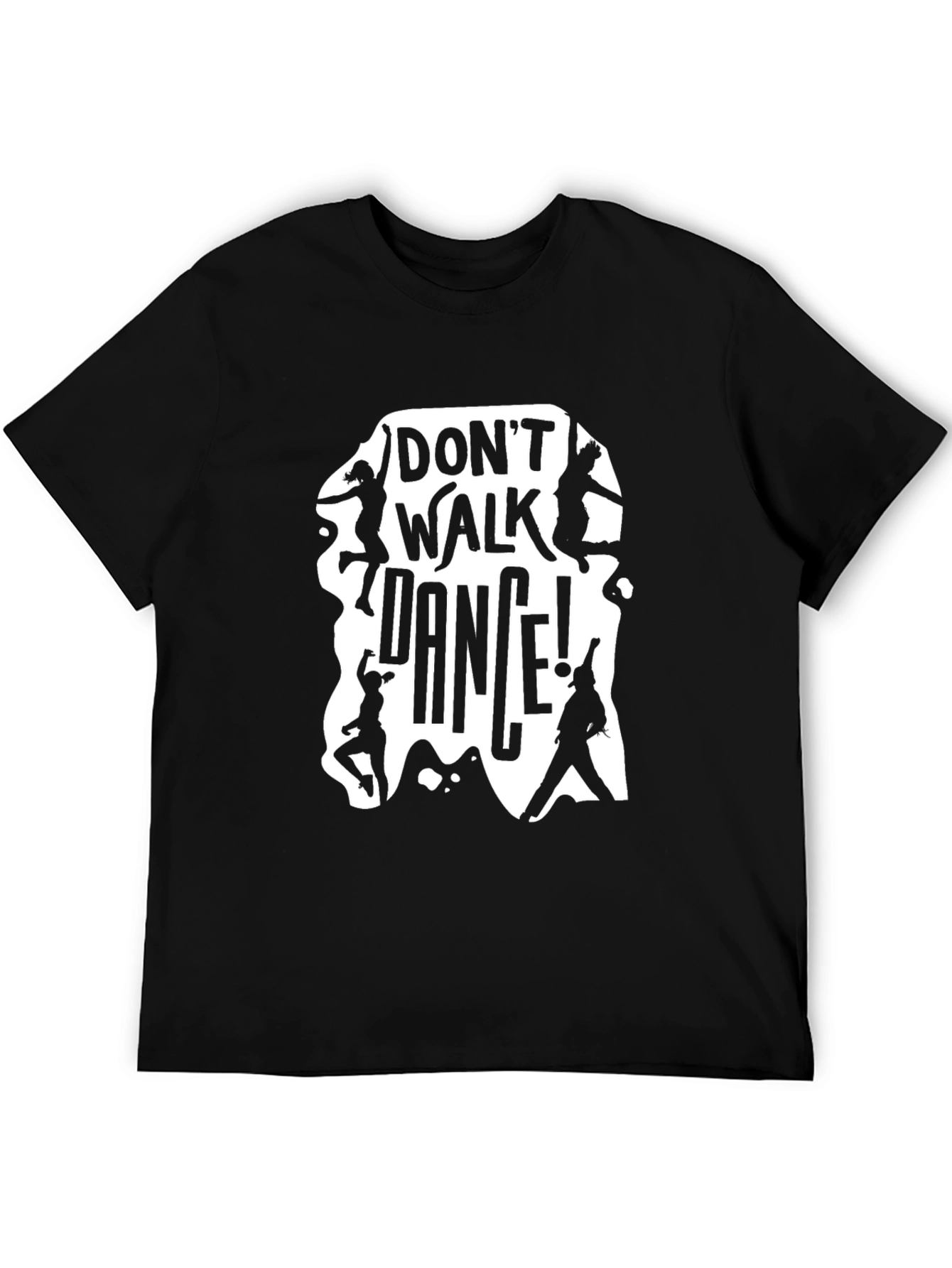 Dont Walk Dance Black Graphic Tee