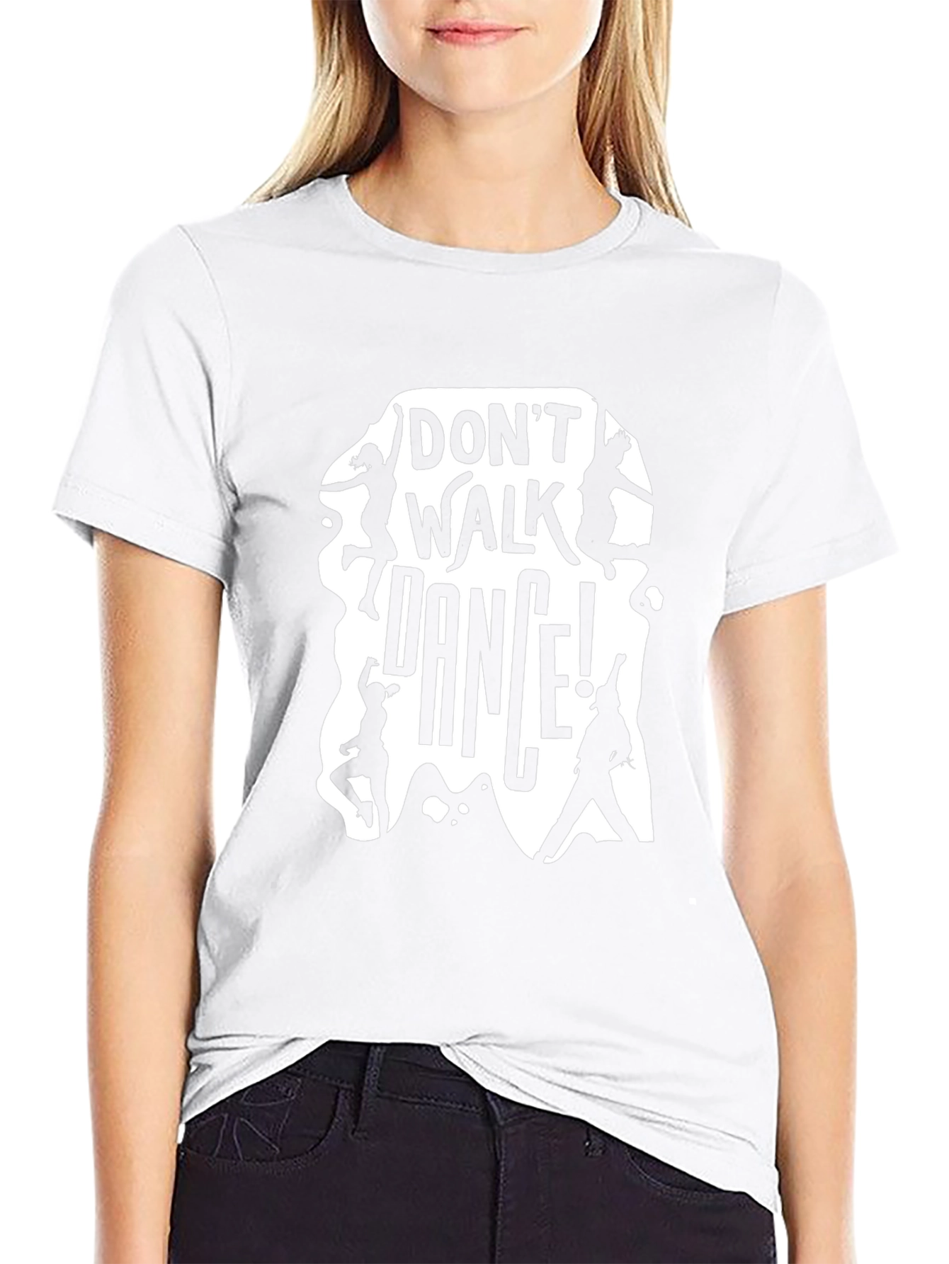 Dont Walk Dance Black Graphic Tee