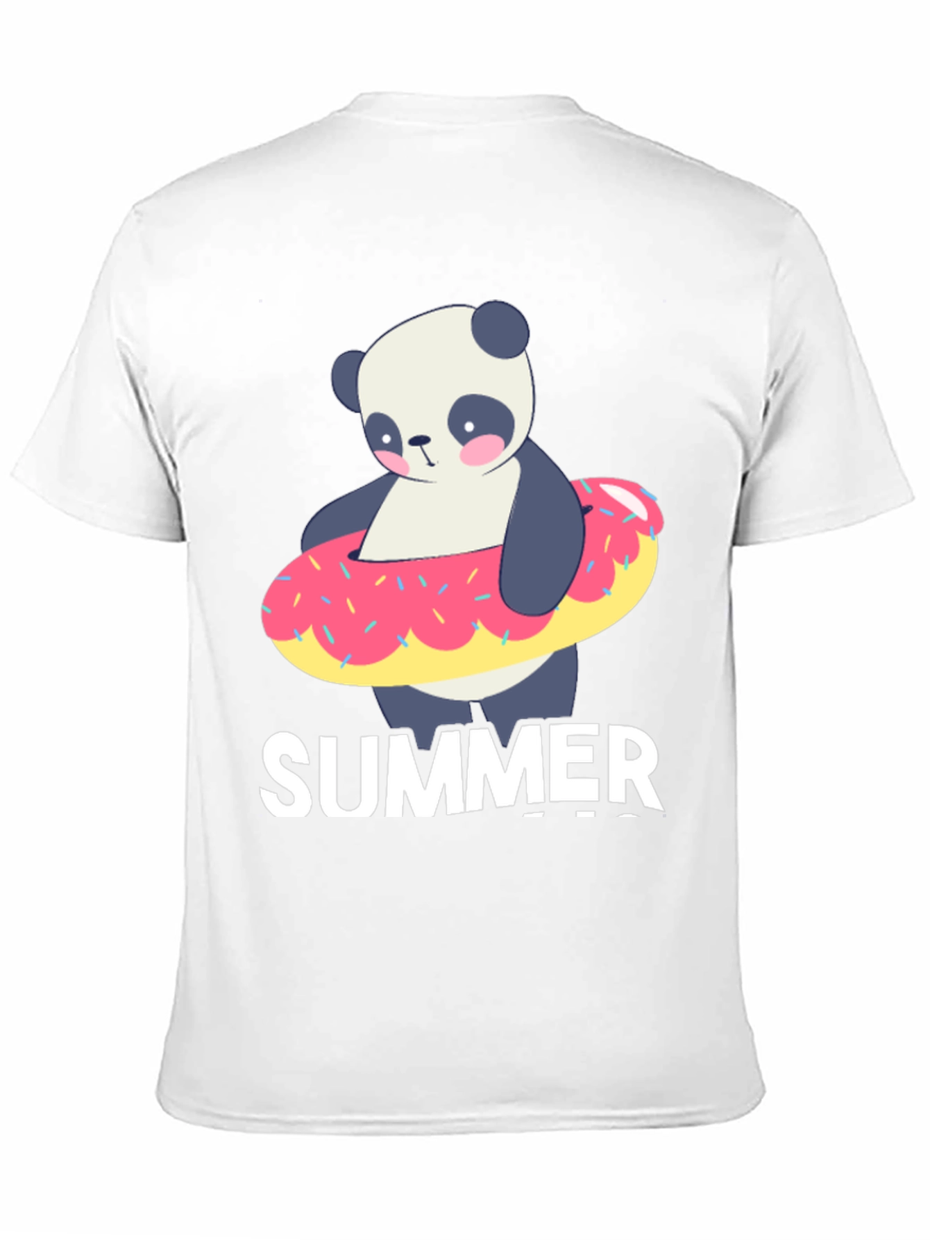 Summer Panda Doughnut T-Shirt