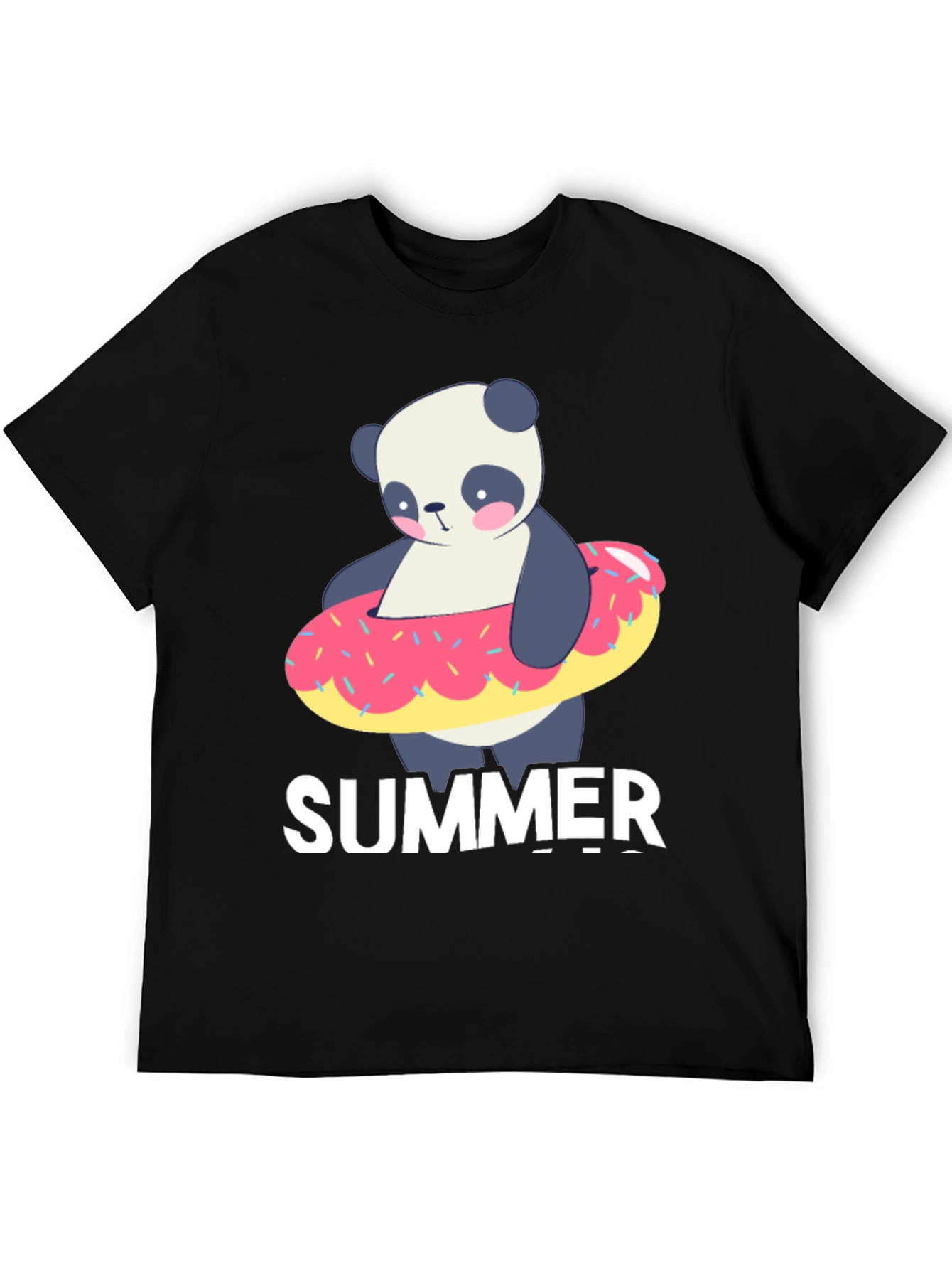 Summer Panda Doughnut T-Shirt
