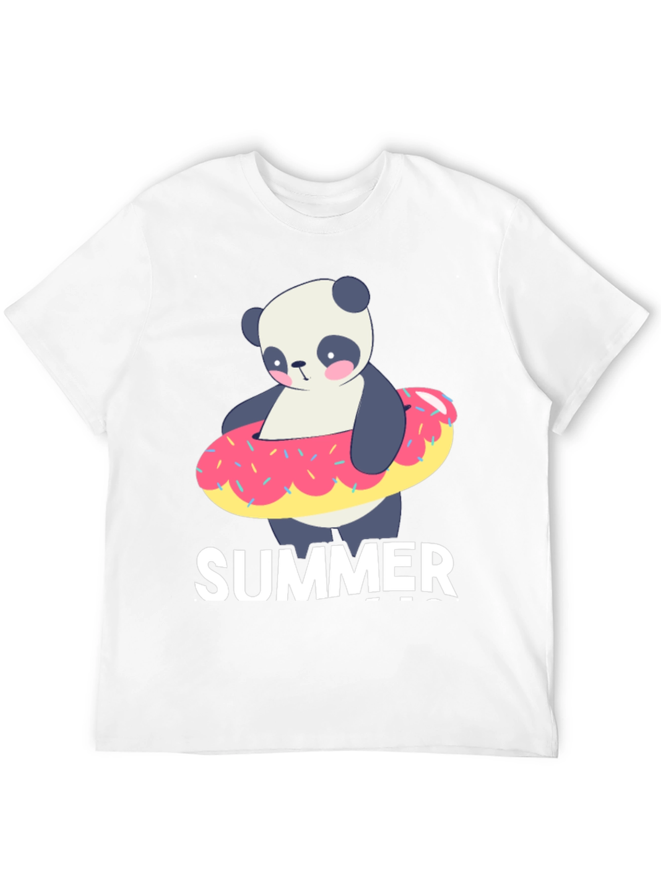 Summer Panda Doughnut T-Shirt
