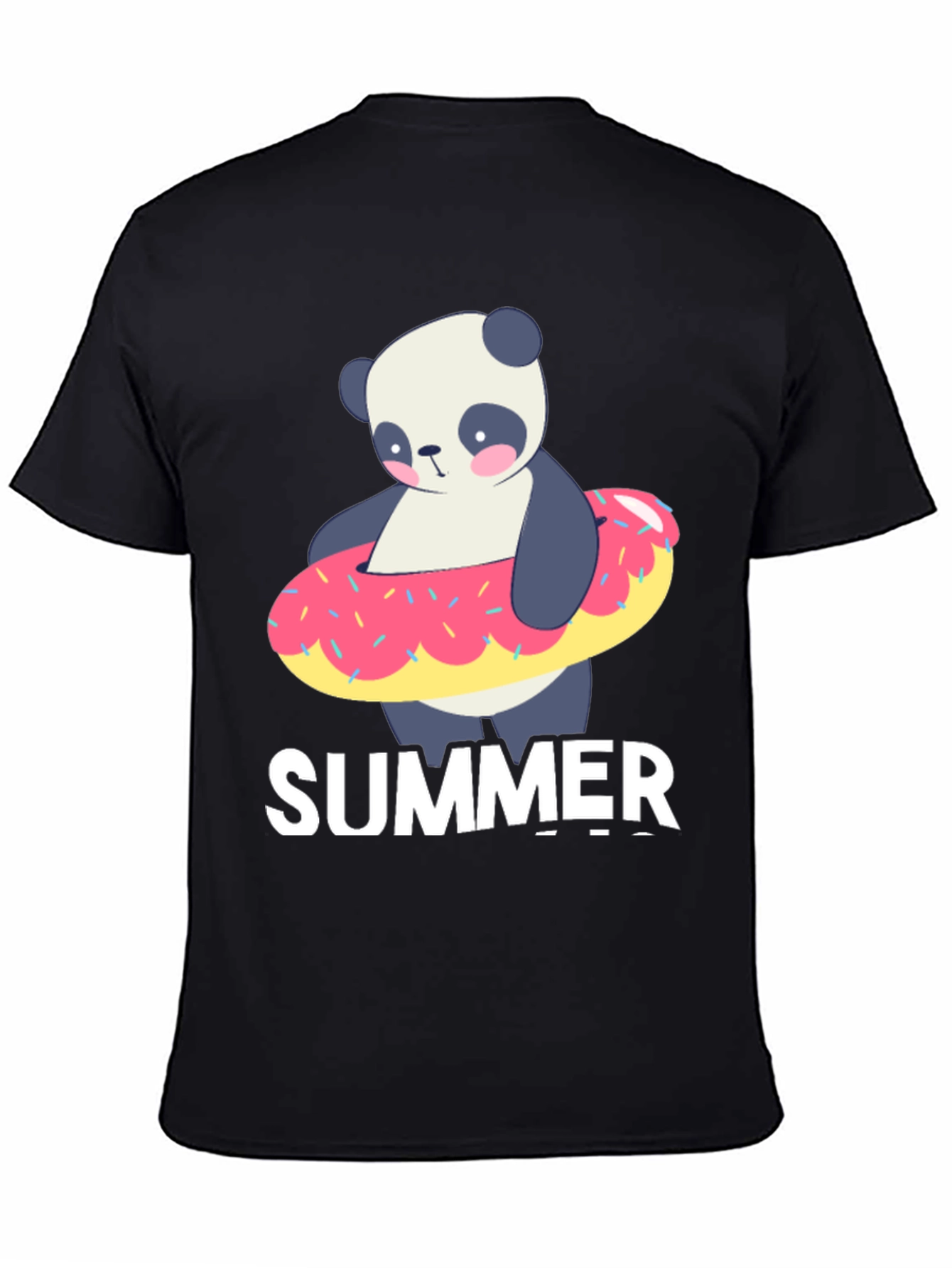 Summer Panda Doughnut T-Shirt
