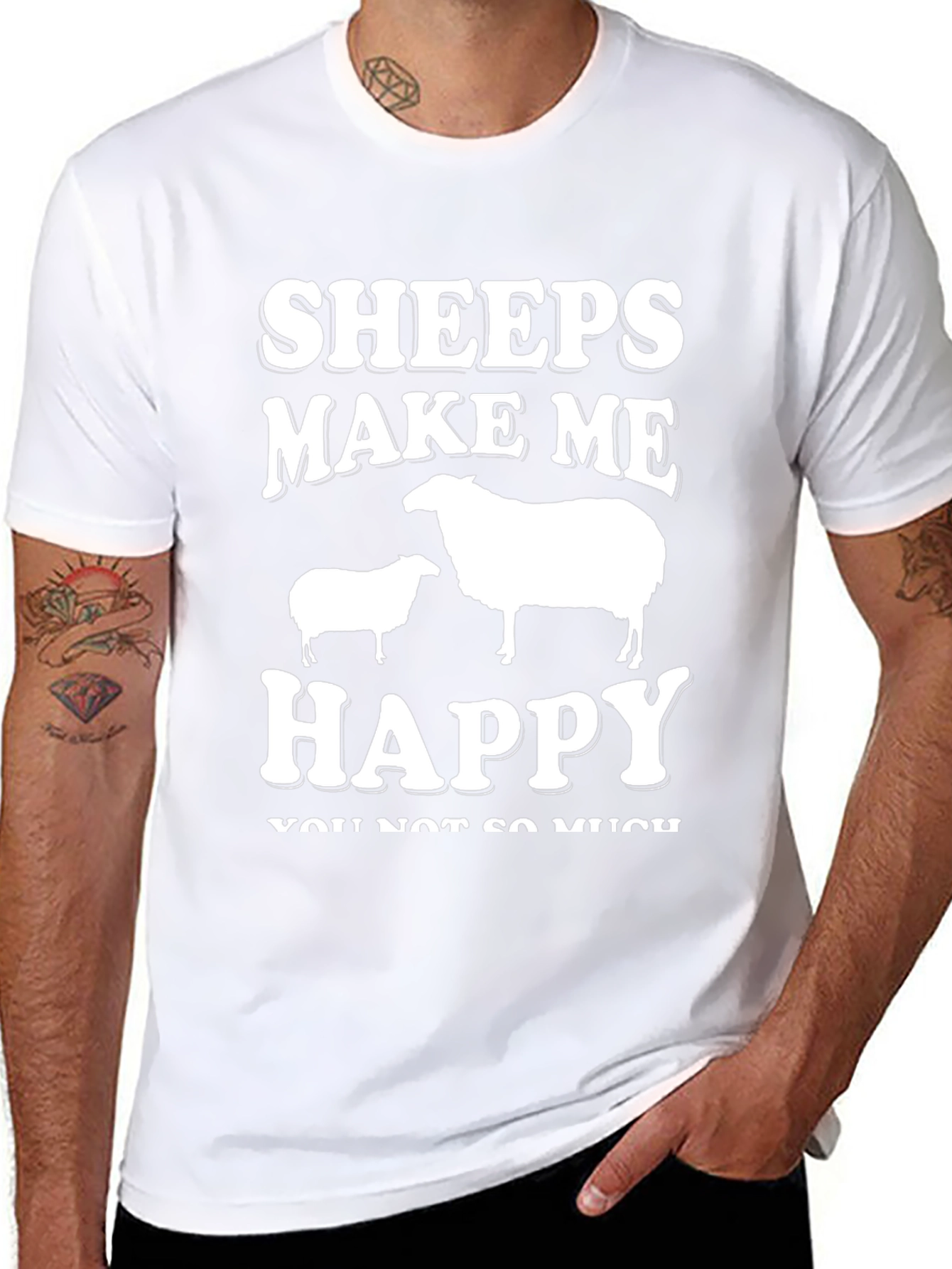 Sheep Make Me Happy T-Shirt