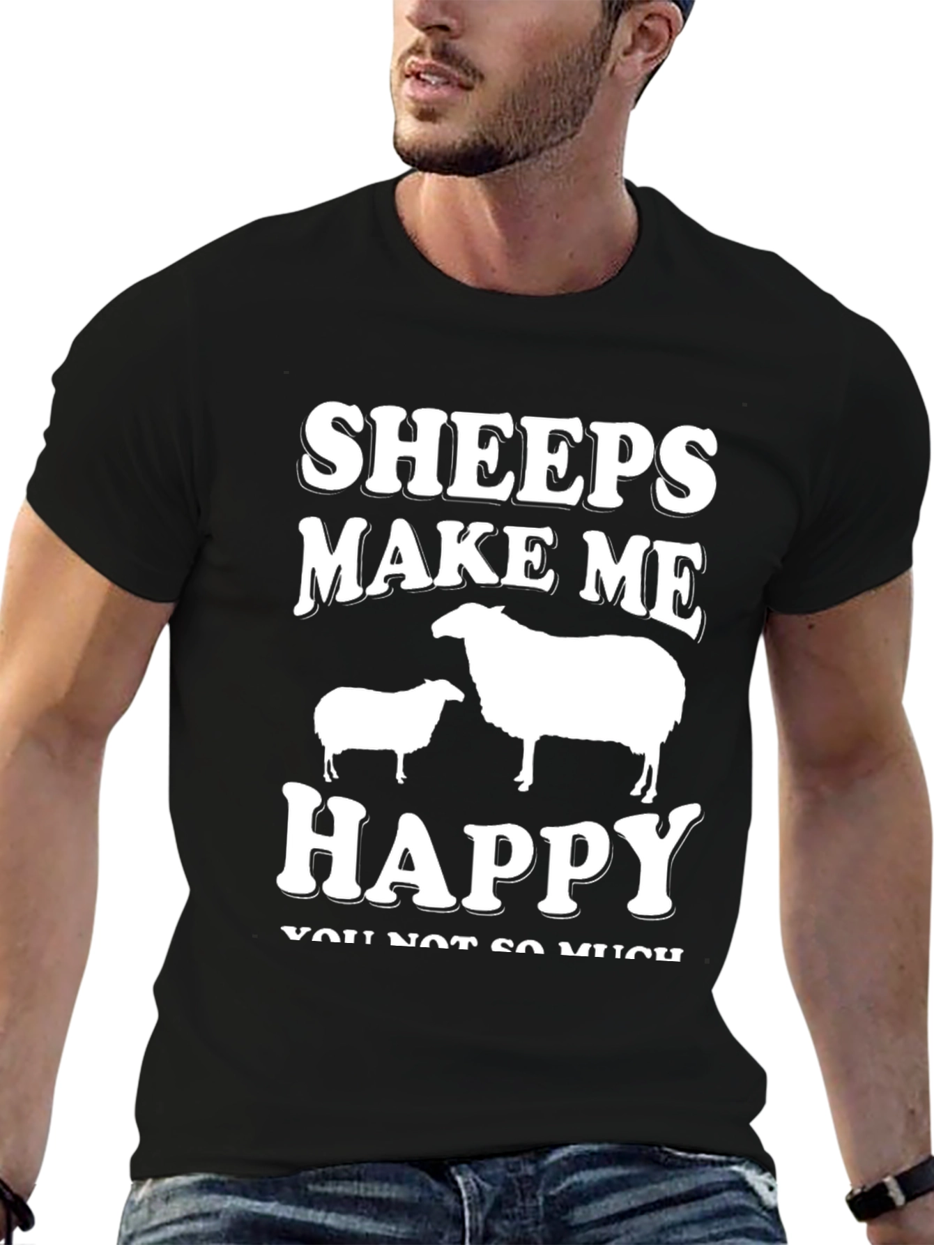 Sheep Make Me Happy T-Shirt