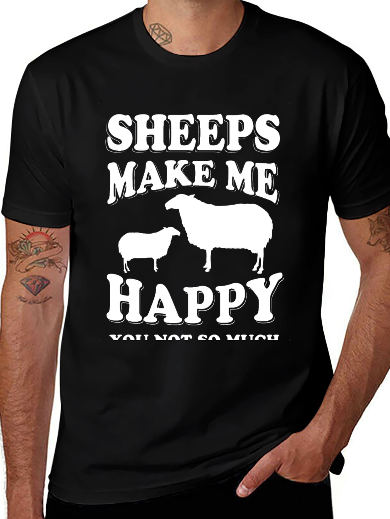 Sheep Make Me Happy T-Shirt