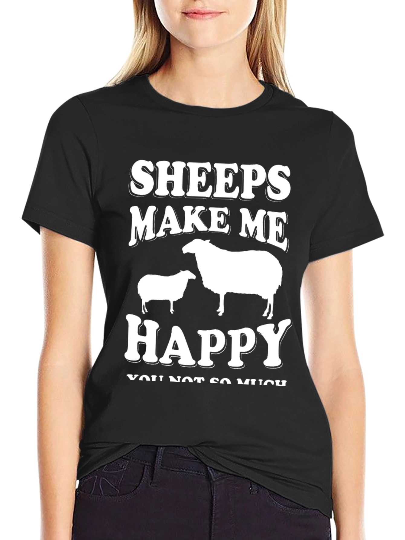 Sheep Make Me Happy T-Shirt
