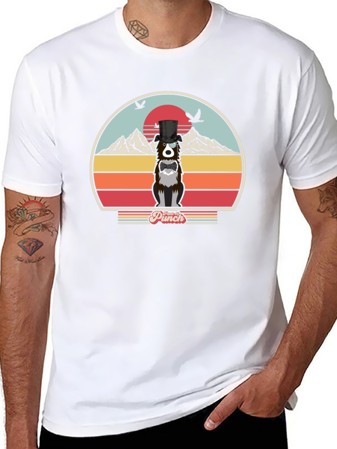 Dog Punch Graphic T-Shirt