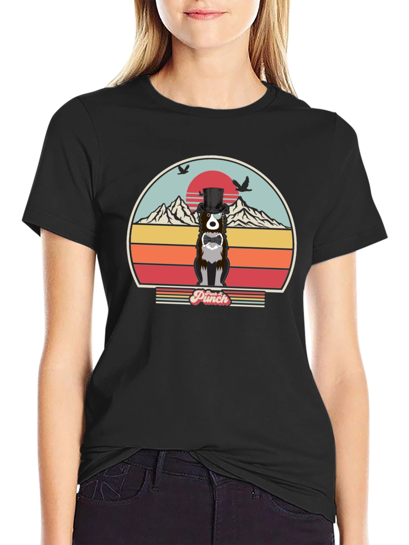 Dog Punch Graphic T-Shirt