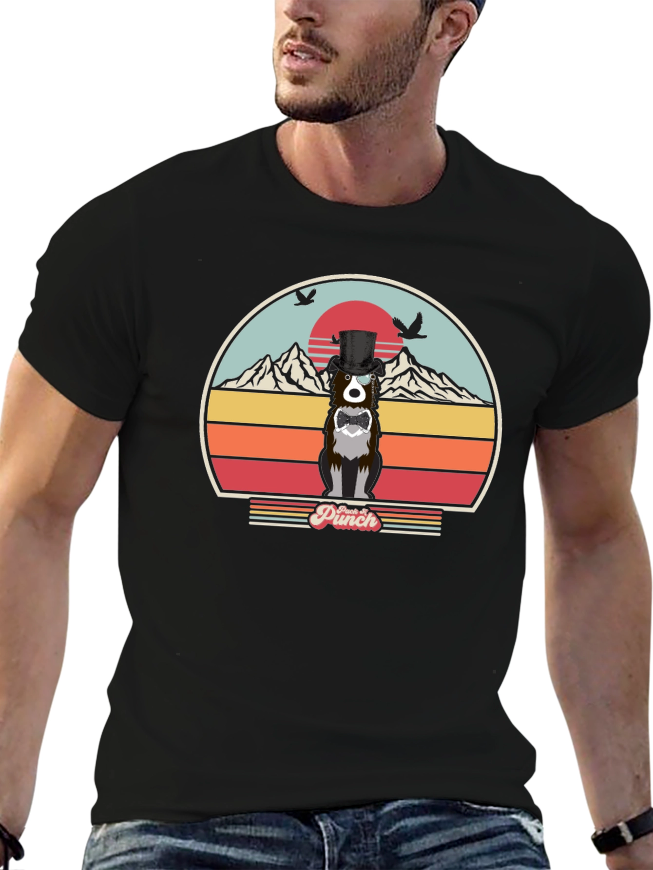 Dog Punch Graphic T-Shirt