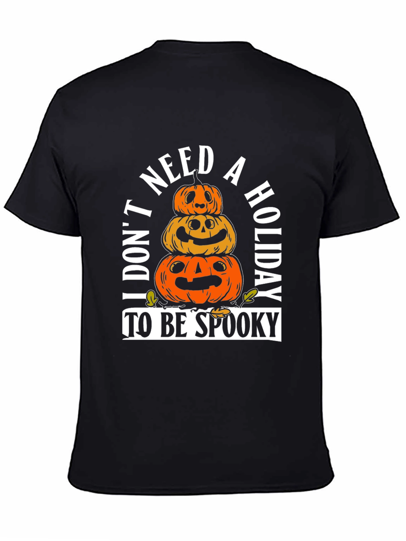Spooky Season T-Shirt: Pumpkin Stack Tee