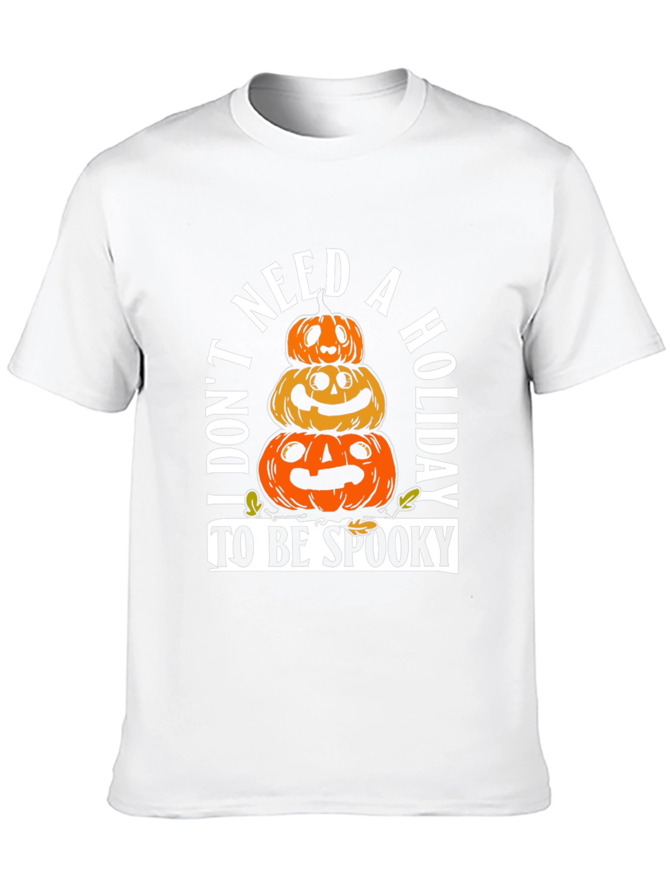 Spooky Season T-Shirt: Pumpkin Stack Tee