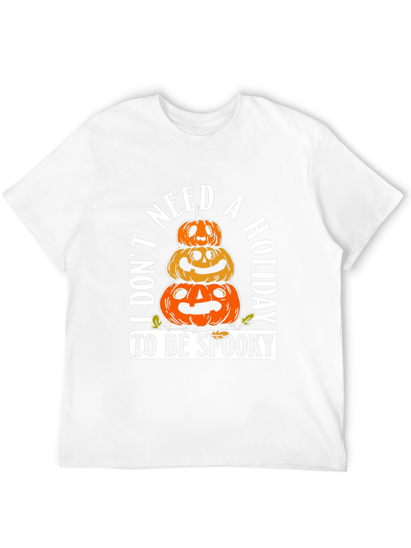 Spooky Season T-Shirt: Pumpkin Stack Tee