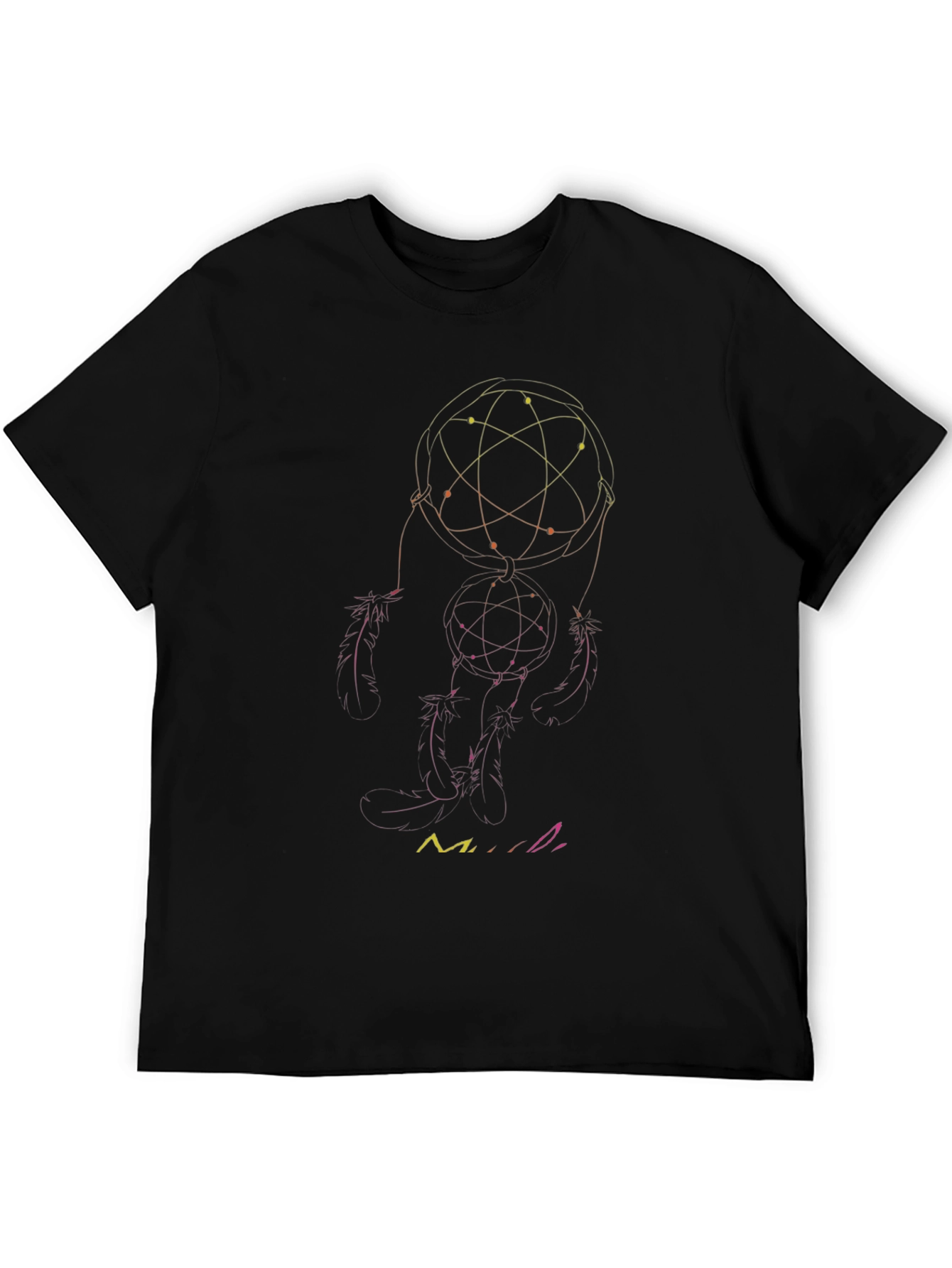 Dreamcatcher Graphic Tee - Stylish Black T-Shirt