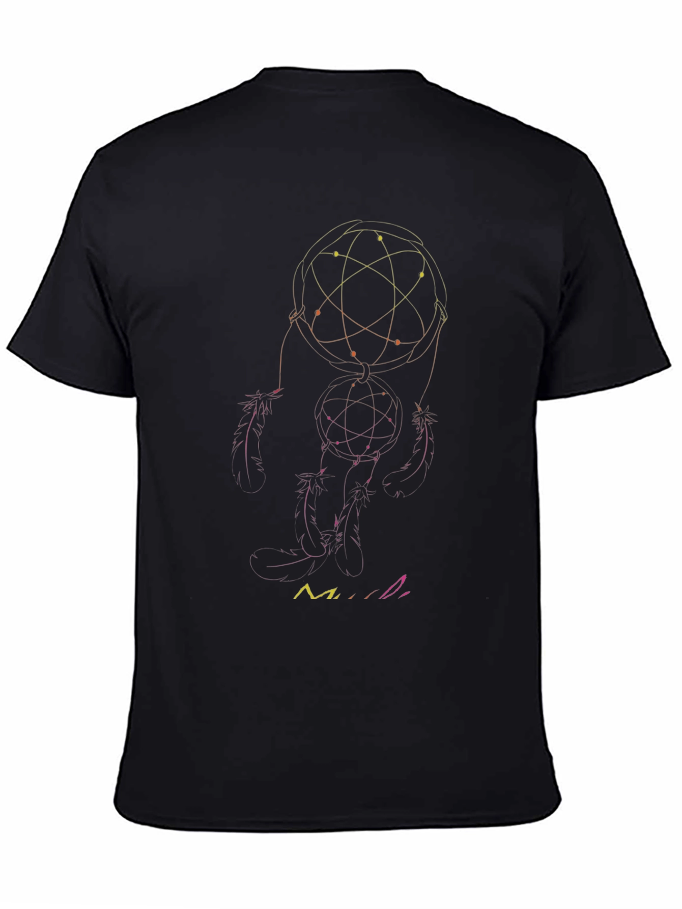 Dreamcatcher Graphic Tee - Stylish Black T-Shirt