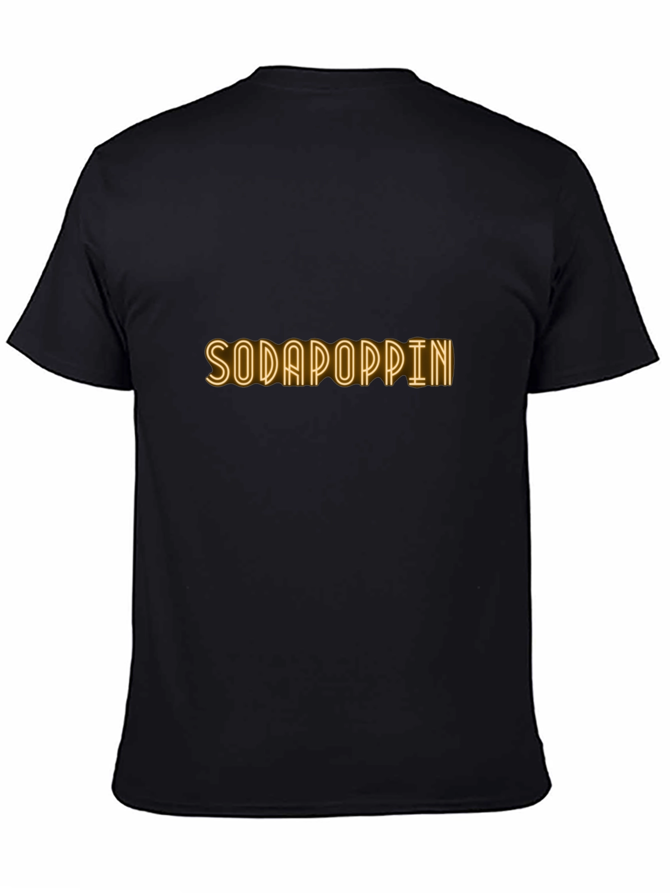 Sodapoppin Neon Graphic Black T-Shirt