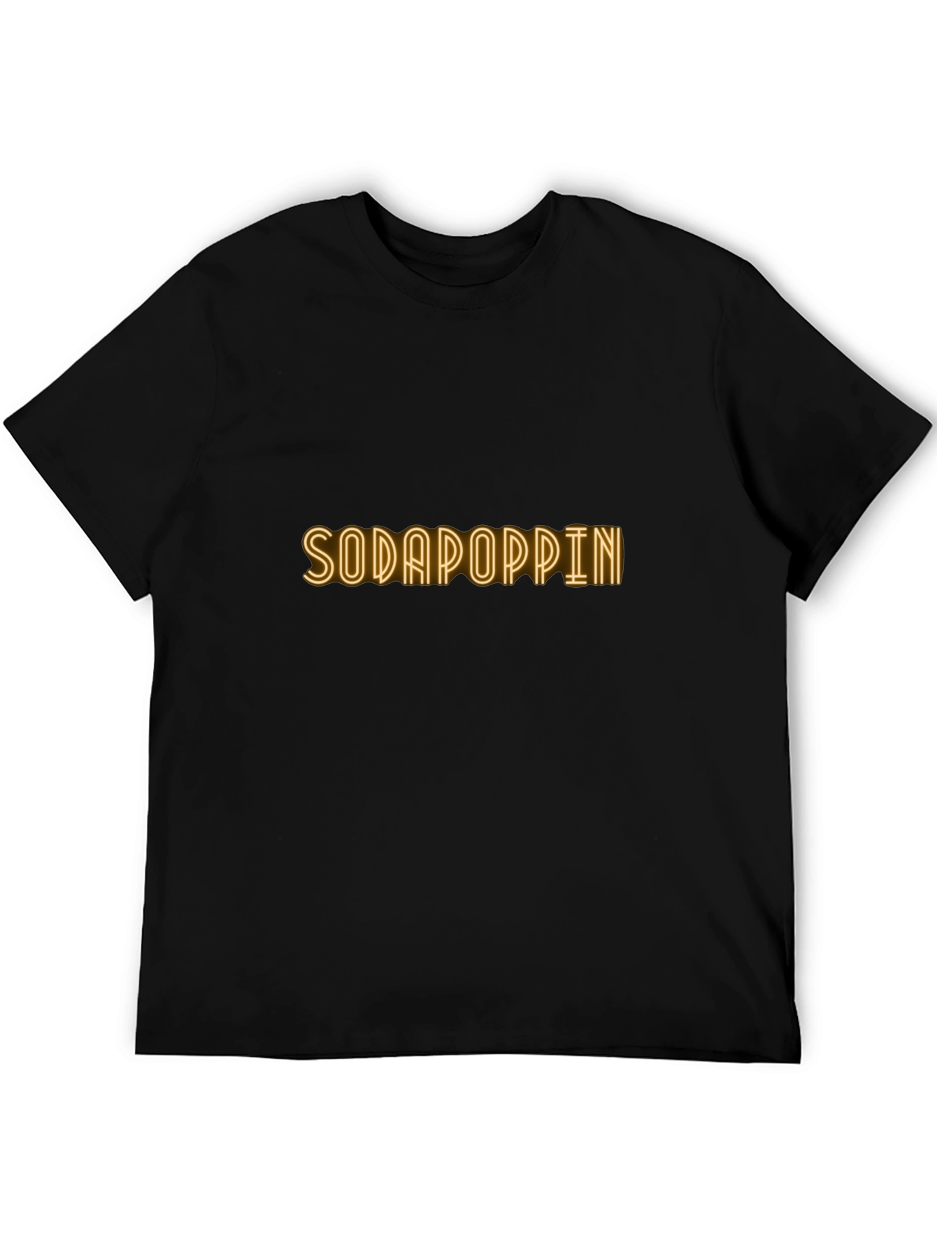 Sodapoppin Neon Graphic Black T-Shirt