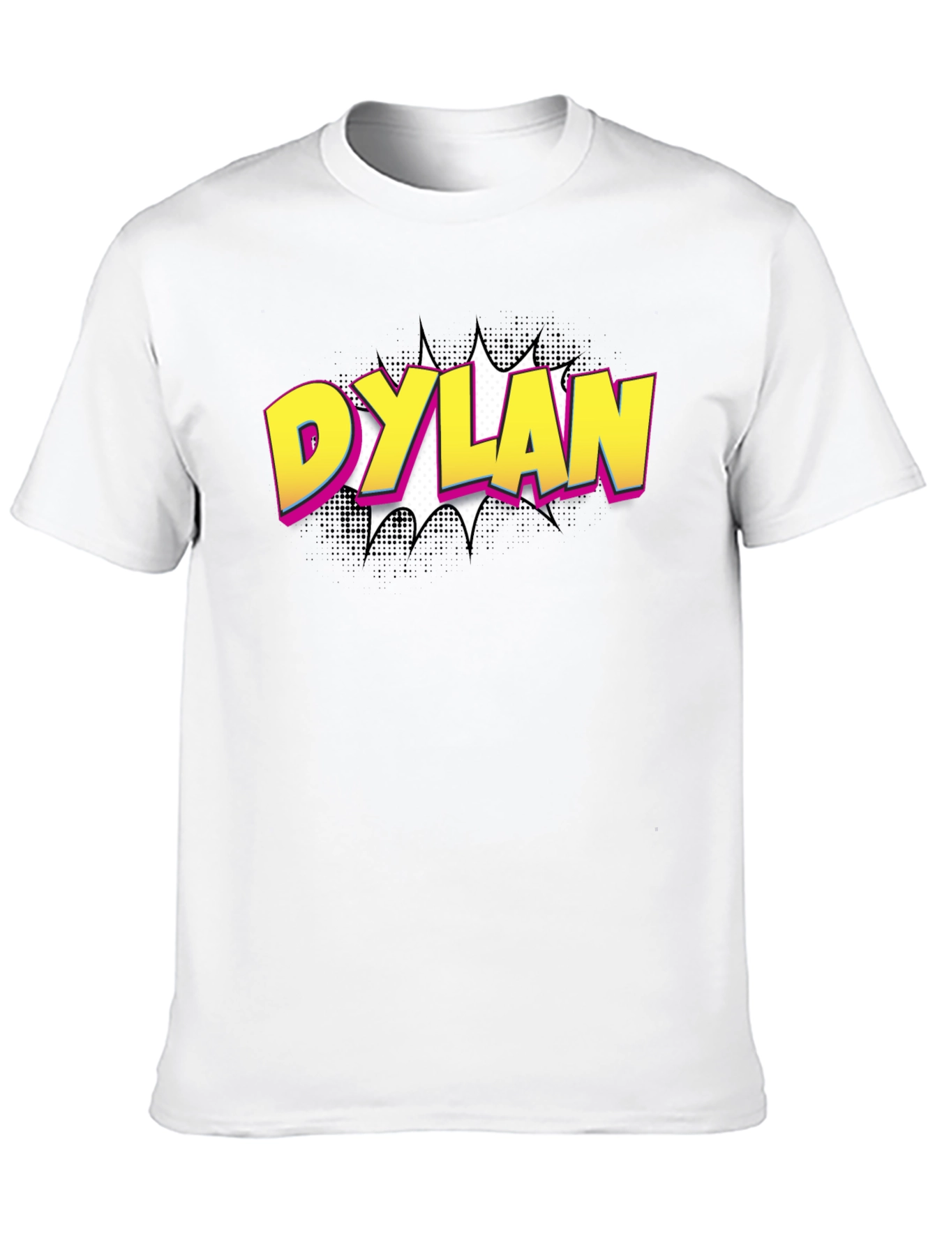 Dylan Comic Style Black T-Shirt