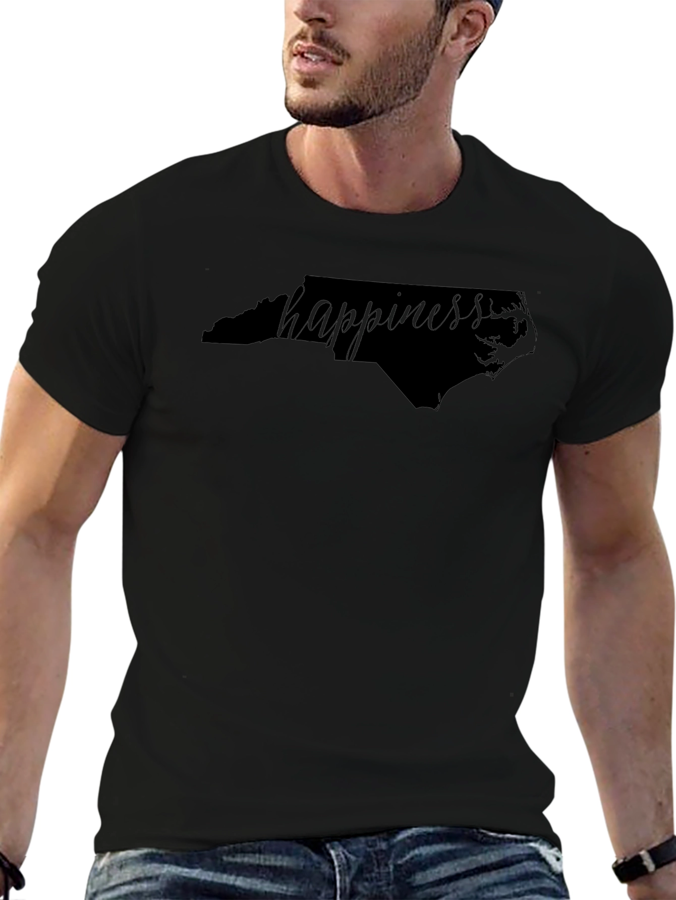 Happiness North Carolina NC State Pride T-Shirt