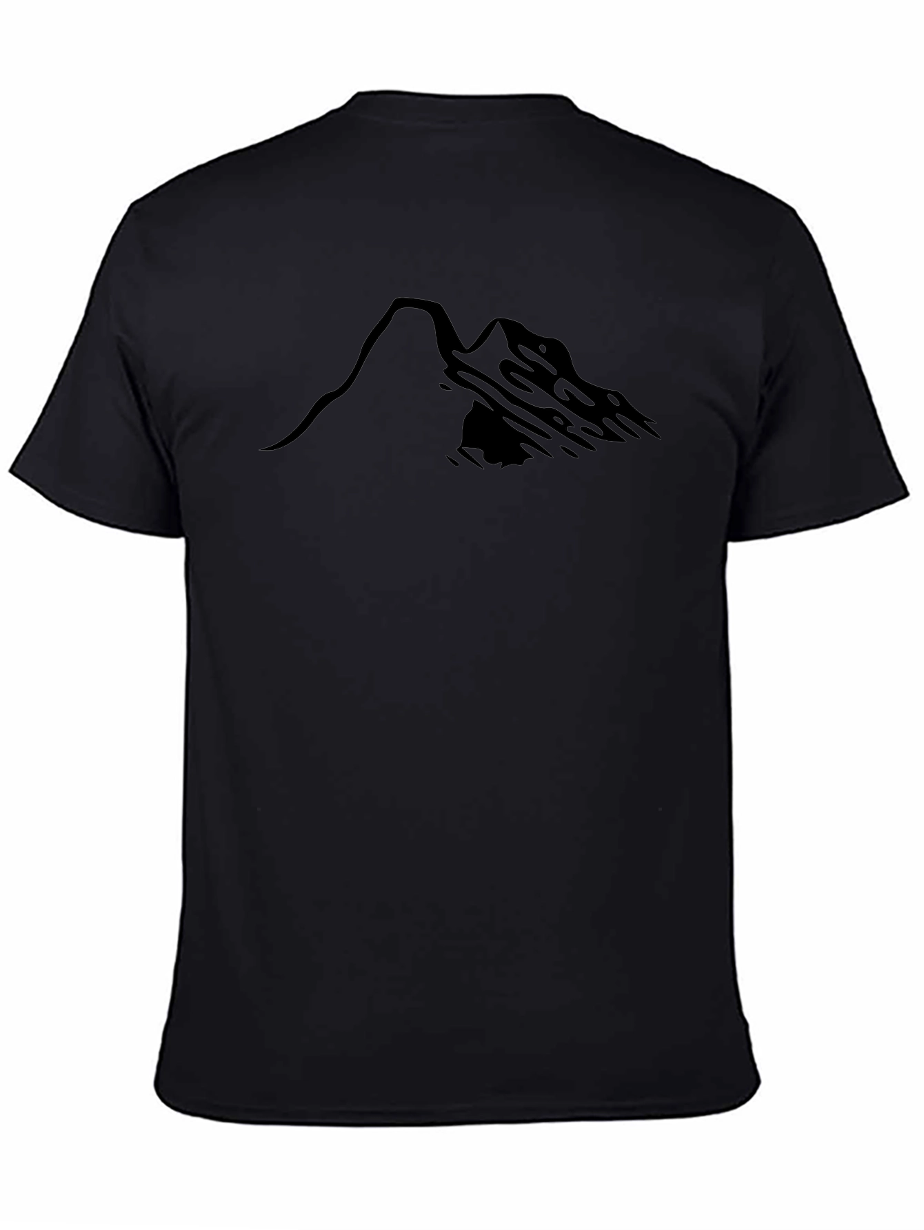 Mountain Graphic Black T-Shirt