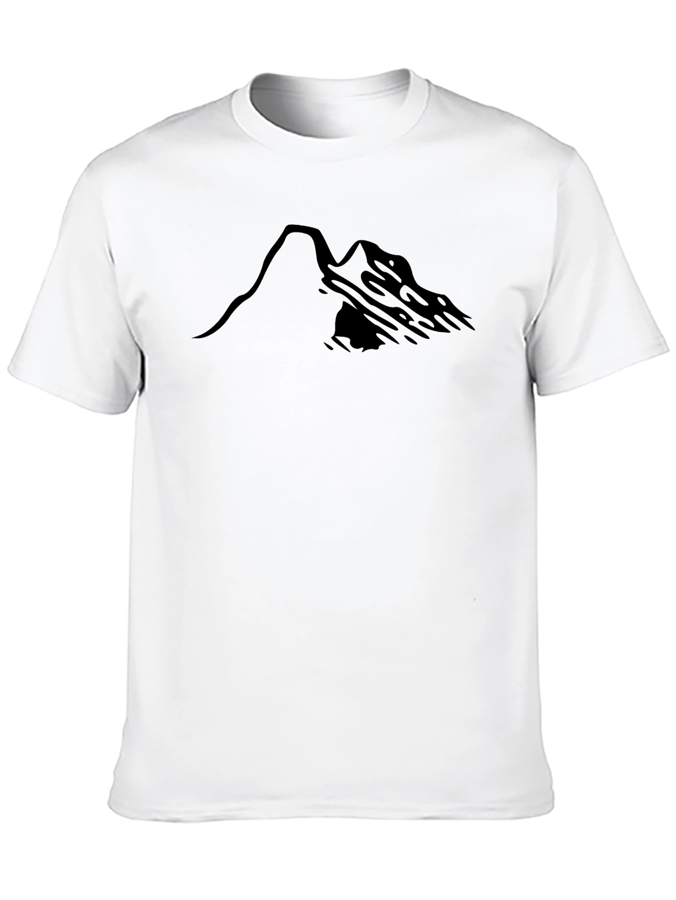 Mountain Graphic Black T-Shirt