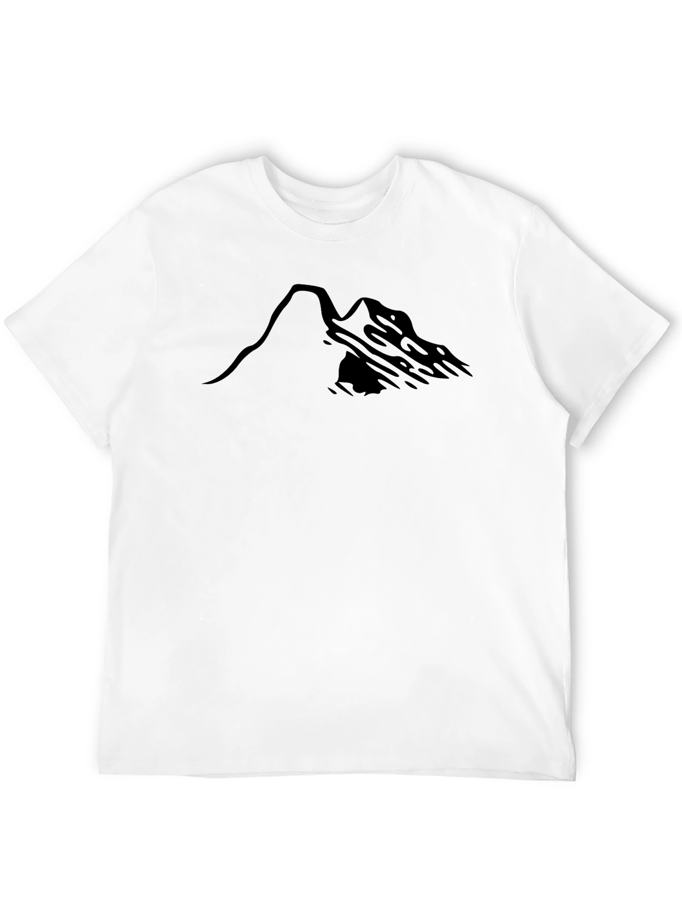 Mountain Graphic Black T-Shirt