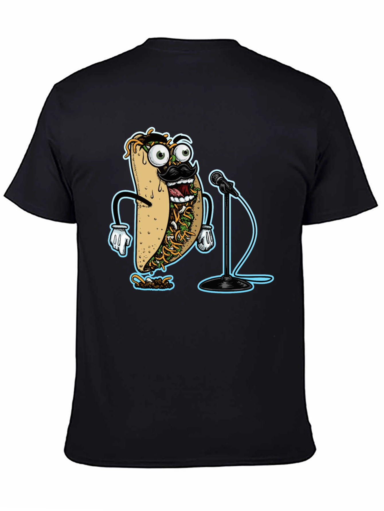 Comedian Taco Graphic Tee - Funny Food T-Shirt
