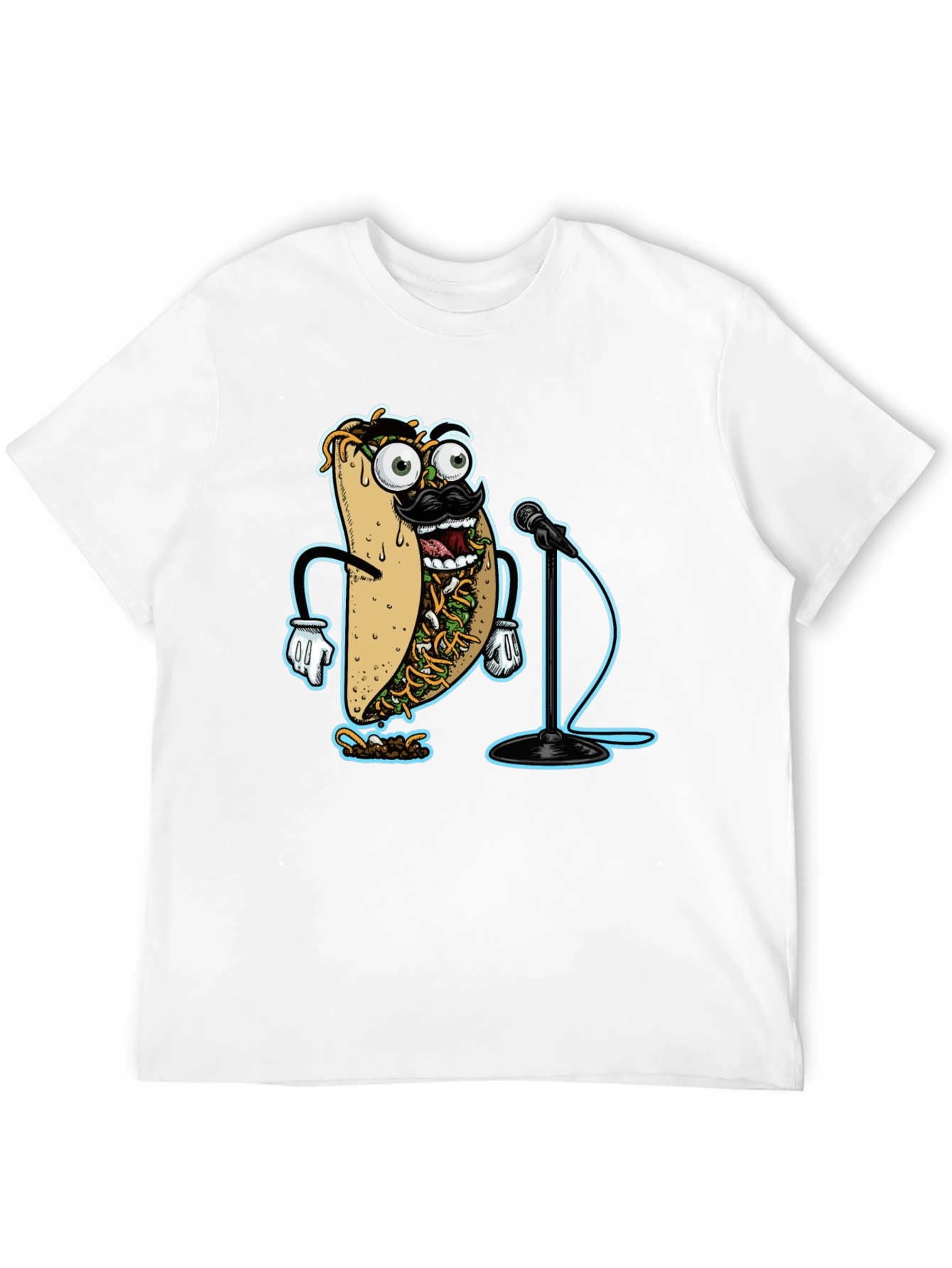 Comedian Taco Graphic Tee - Funny Food T-Shirt