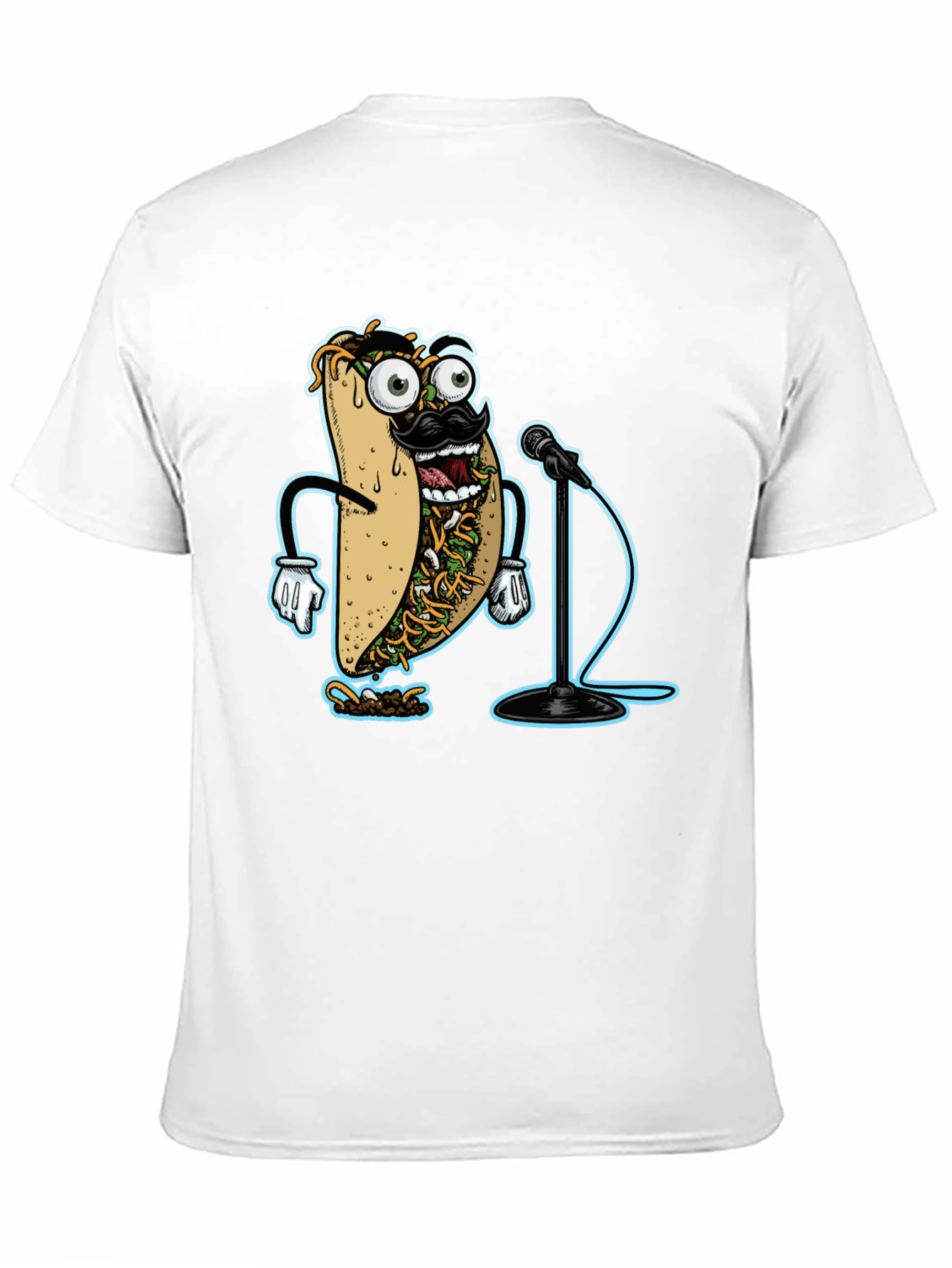 Comedian Taco Graphic Tee - Funny Food T-Shirt