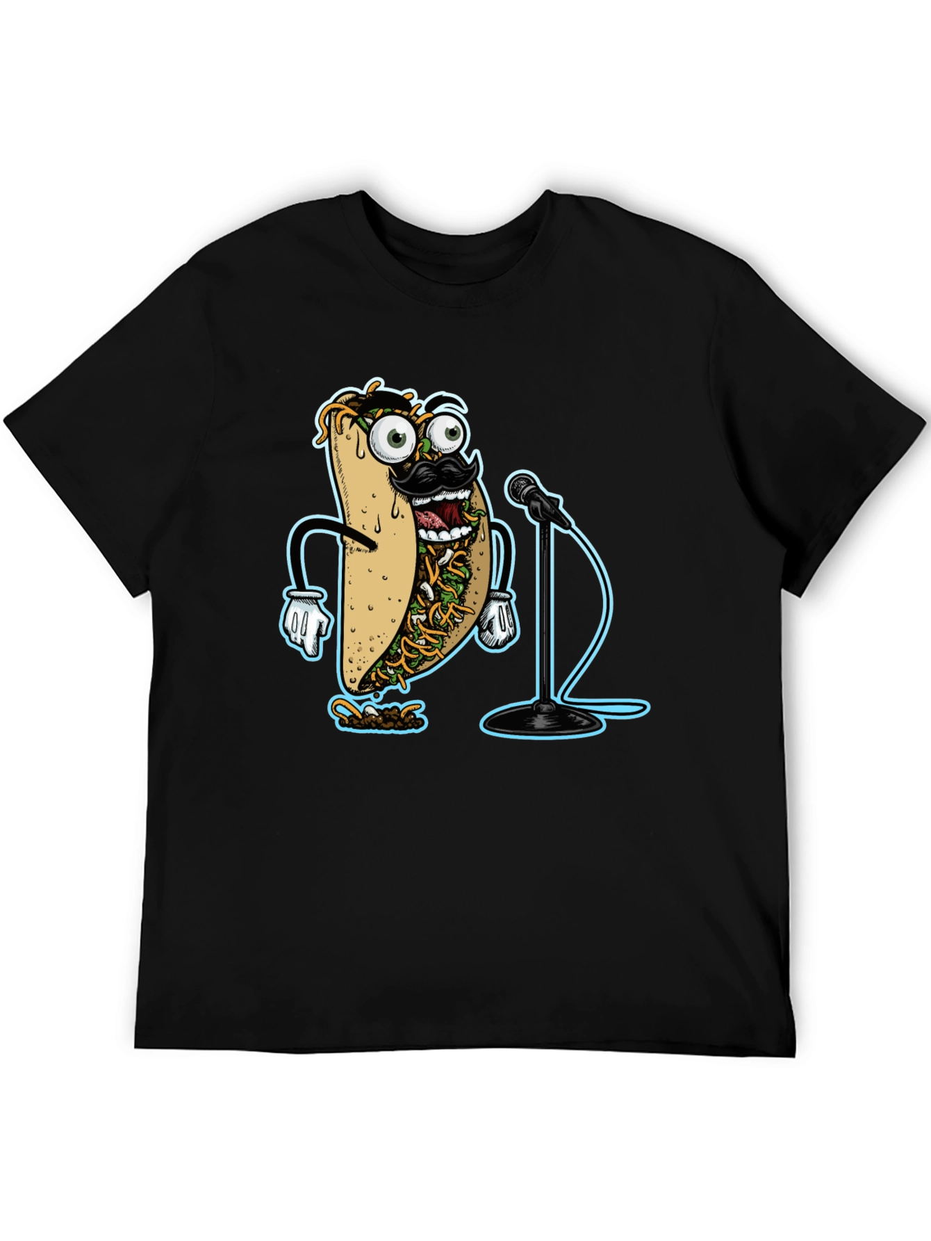 Comedian Taco Graphic Tee - Funny Food T-Shirt