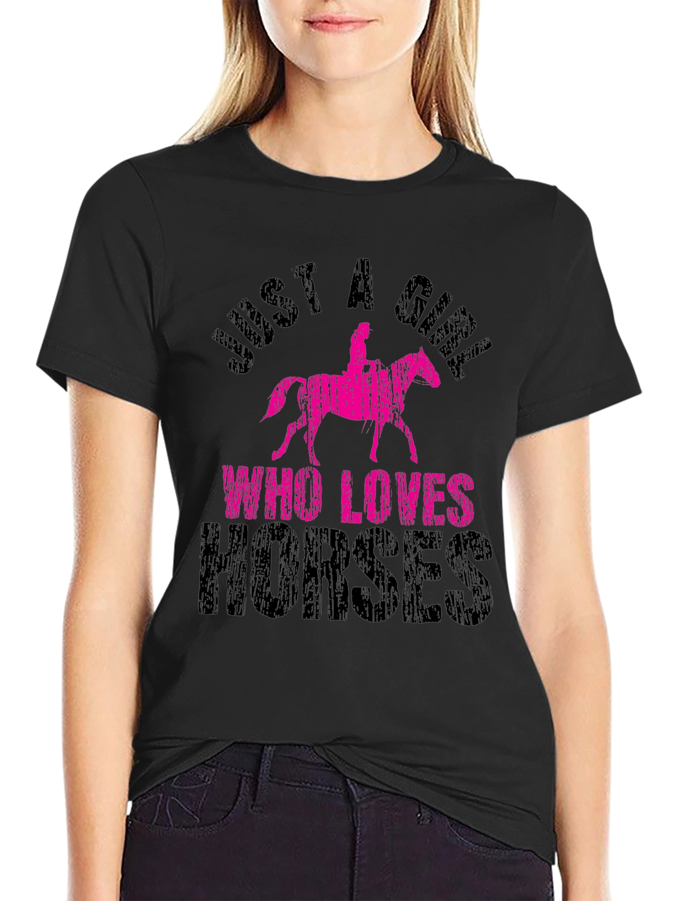 Just A Girl Who Loves Horses T-Shirt
