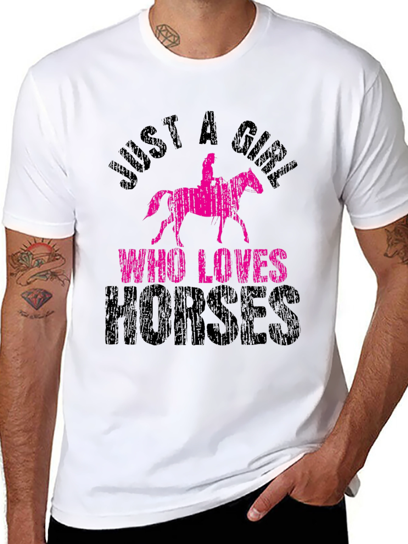 Just A Girl Who Loves Horses T-Shirt
