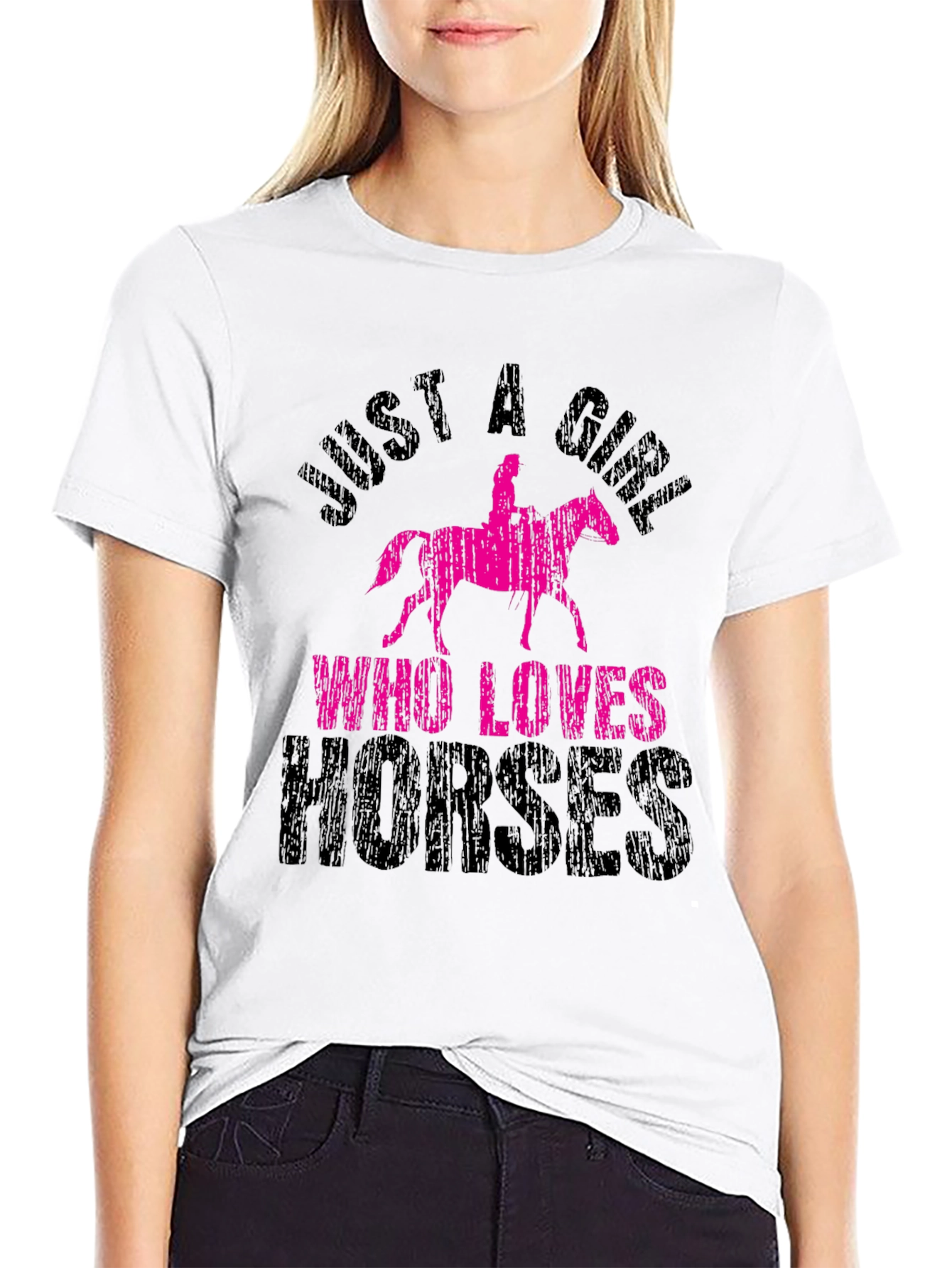 Just A Girl Who Loves Horses T-Shirt