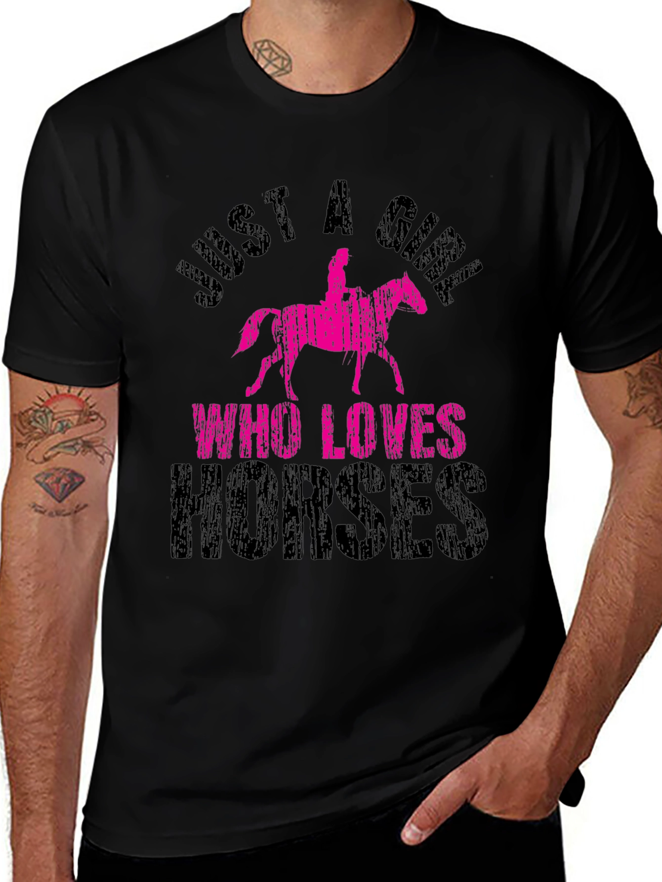 Just A Girl Who Loves Horses T-Shirt