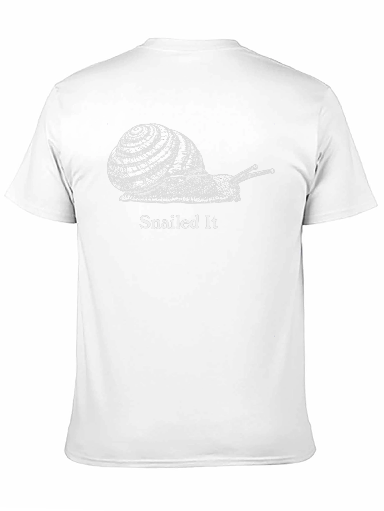 Snailed It Graphic Tee - Black Cotton T-Shirt