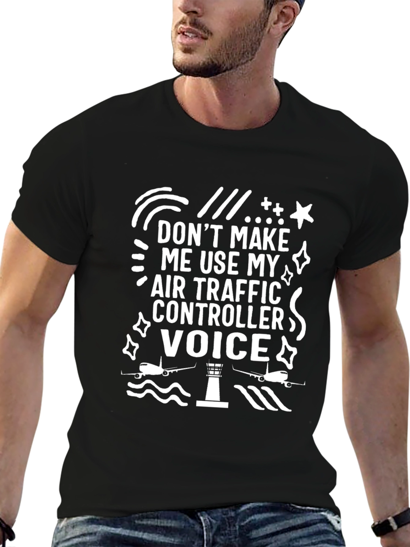 Air Traffic Controller Voice Graphic Tee