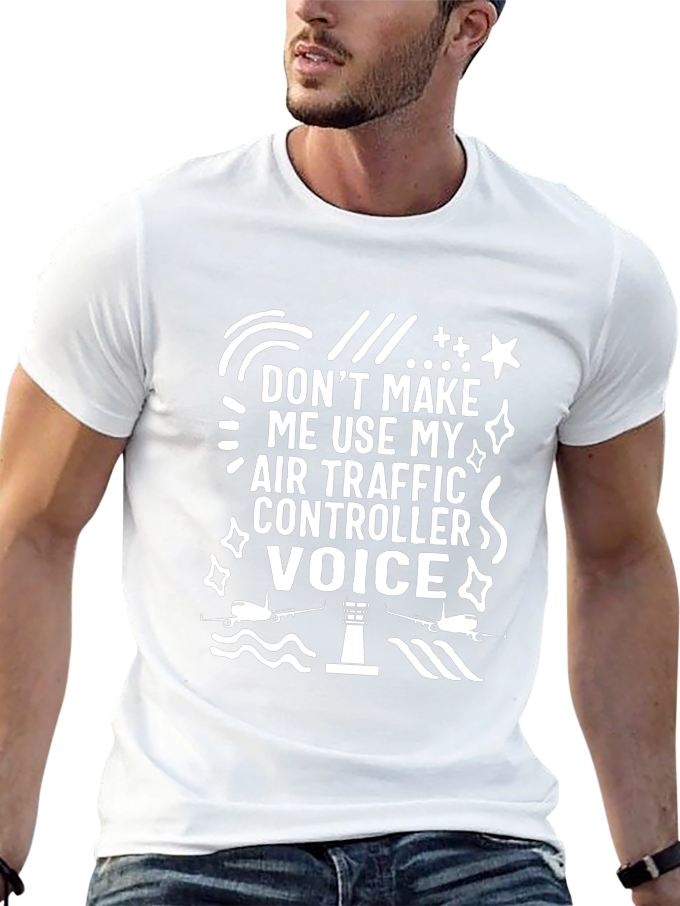 Air Traffic Controller Voice Graphic Tee