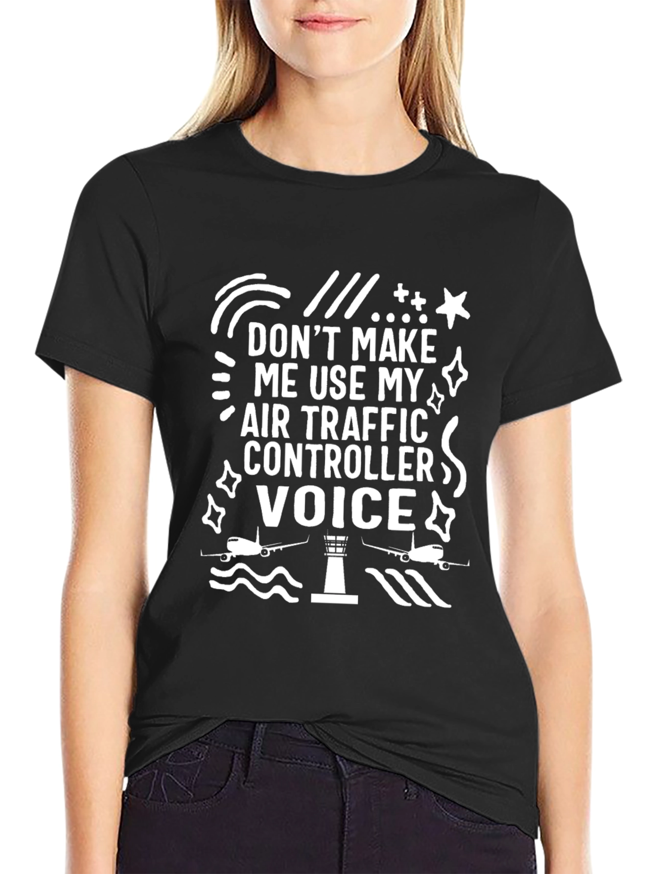 Air Traffic Controller Voice Graphic Tee
