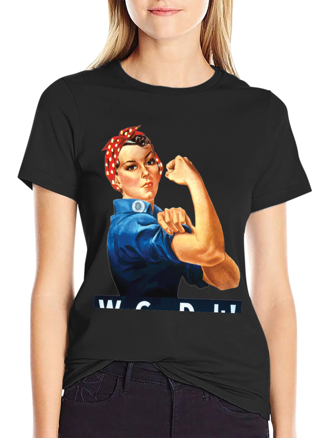 Rosie the Riveter Graphic Tee - Womens Empowerment
