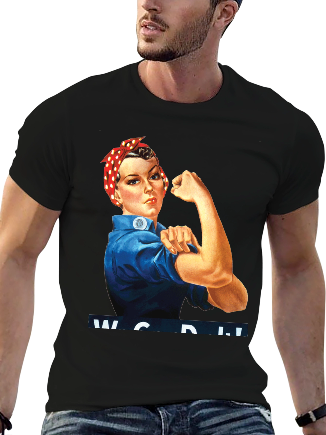Rosie the Riveter Graphic Tee - Womens Empowerment