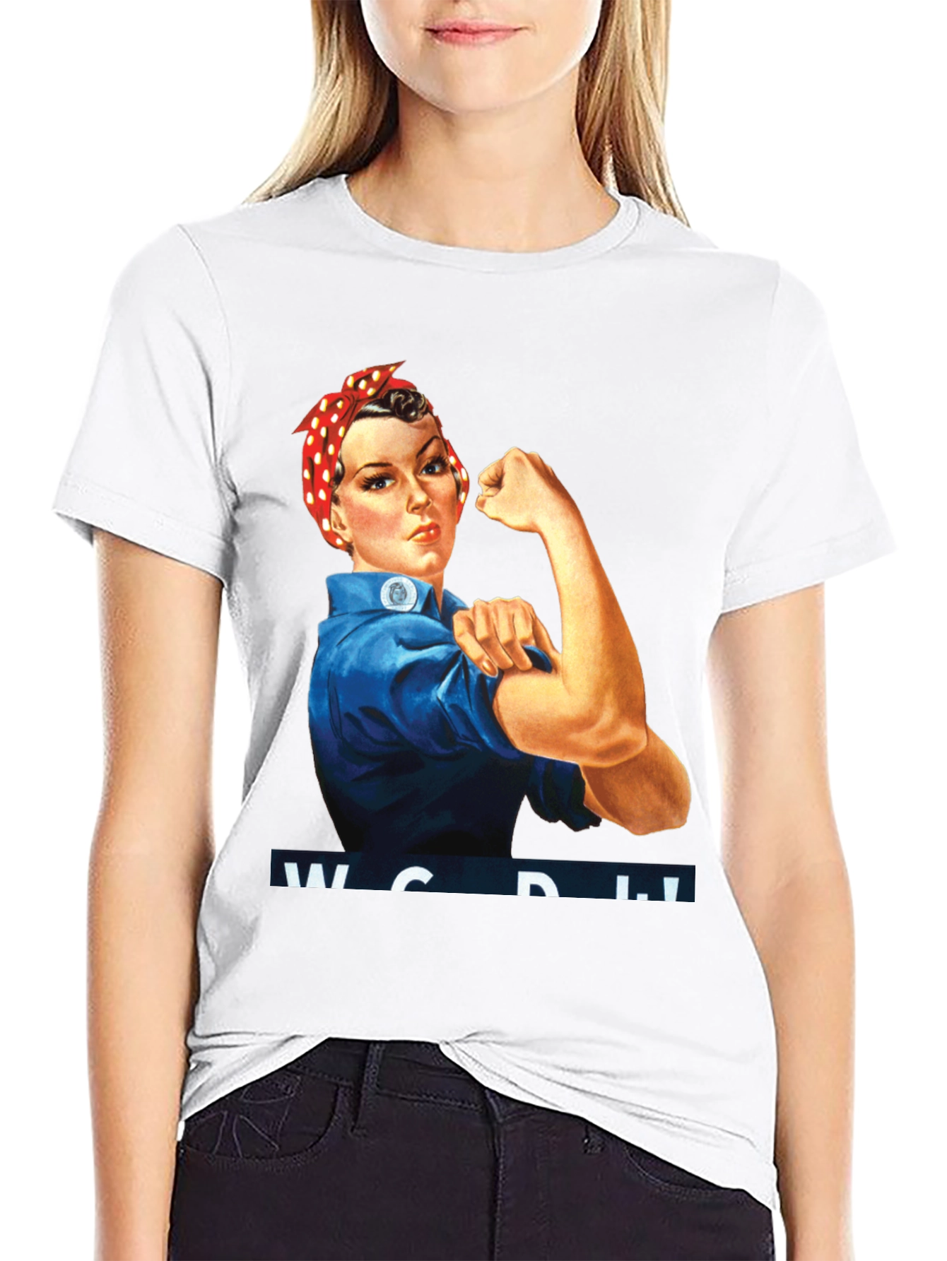 Rosie the Riveter Graphic Tee - Womens Empowerment